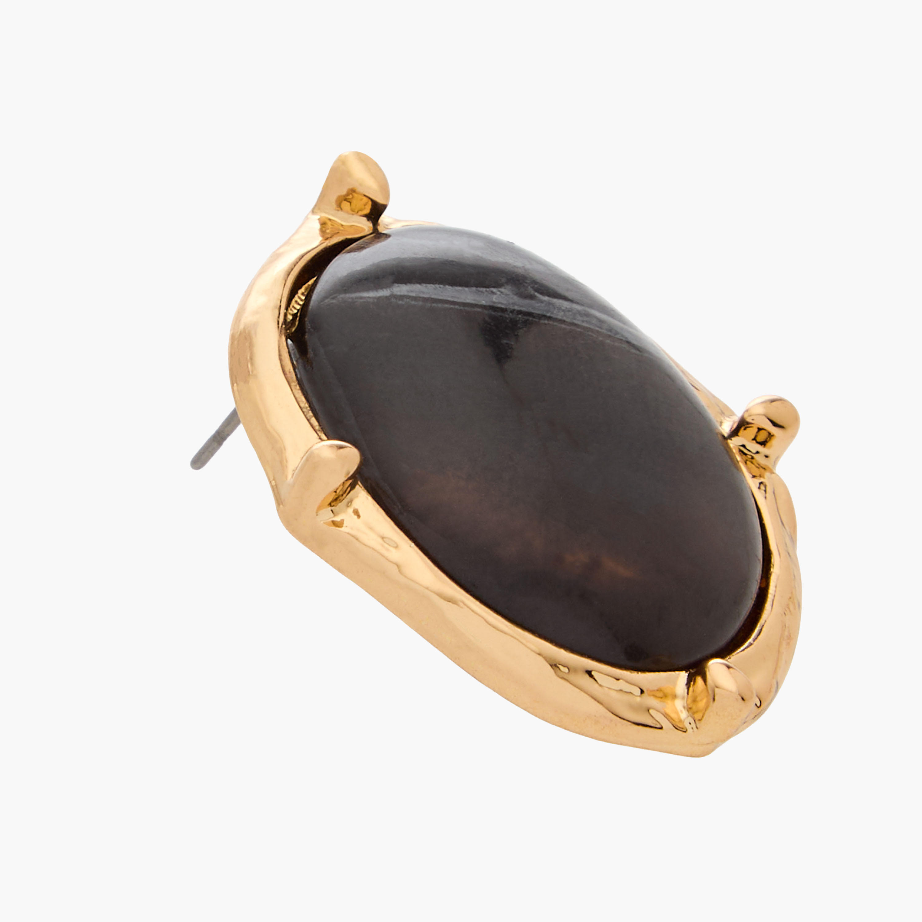 Metallic Embellished Stud Earrings with Pushback Closure-women-watchesandjewellery-jewellery-earrings-image-5