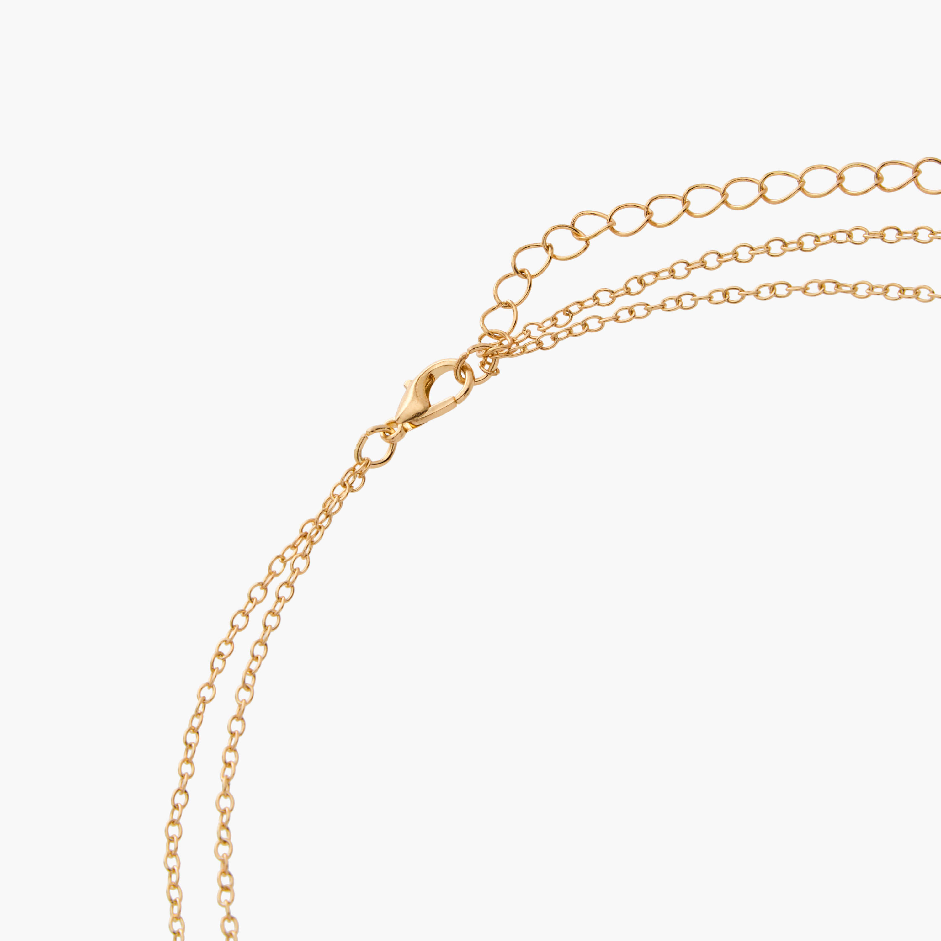 Resin Layered Necklace with Embellished Floral Pendant-women-watchesandjewellery-jewellery-necklacesandpendants-image-4