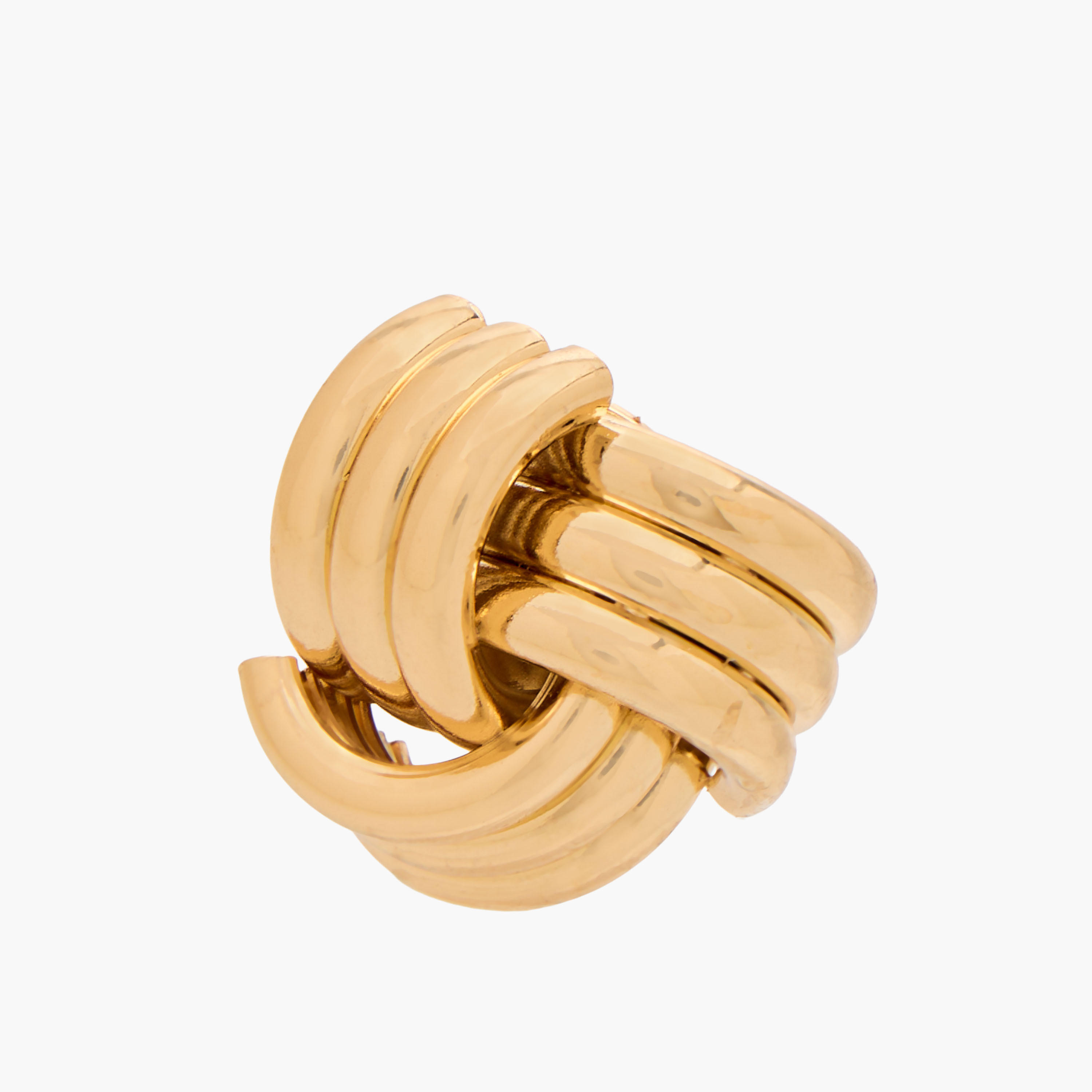 حلقان بتطشيب ذهبي ومرصعة بمكبس إغلاق خلفي - طقم من 3-women-watchesandjewellery-jewellery-earrings-image-7