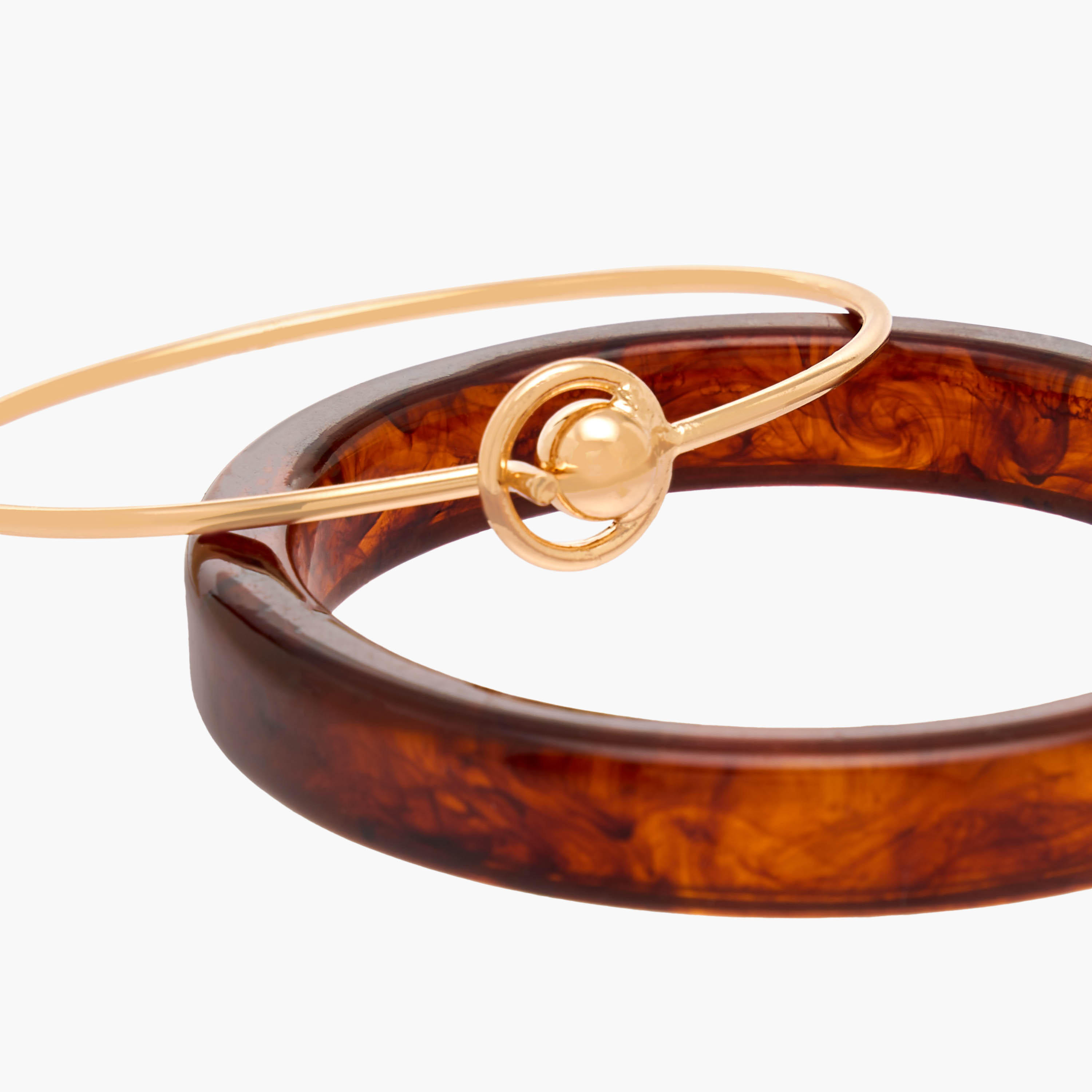 Pack of 5 Resin Metallic Bangle-women-watchesandjewellery-jewellery-banglesandbracelets-image-9