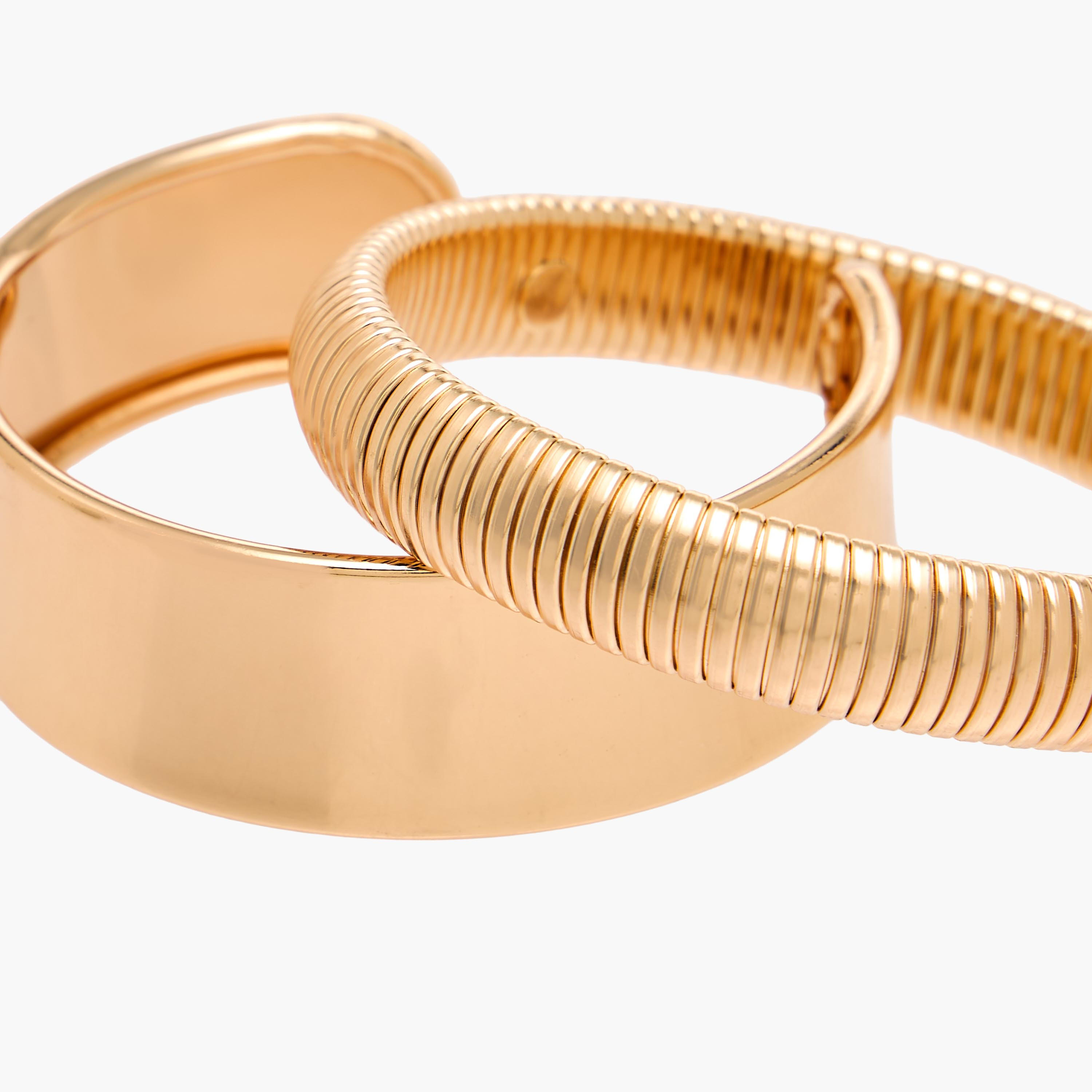 أساور بتصميم ملتف بلون معدني – طقم 3 قطع-women-watchesandjewellery-jewellery-banglesandbracelets-image-6