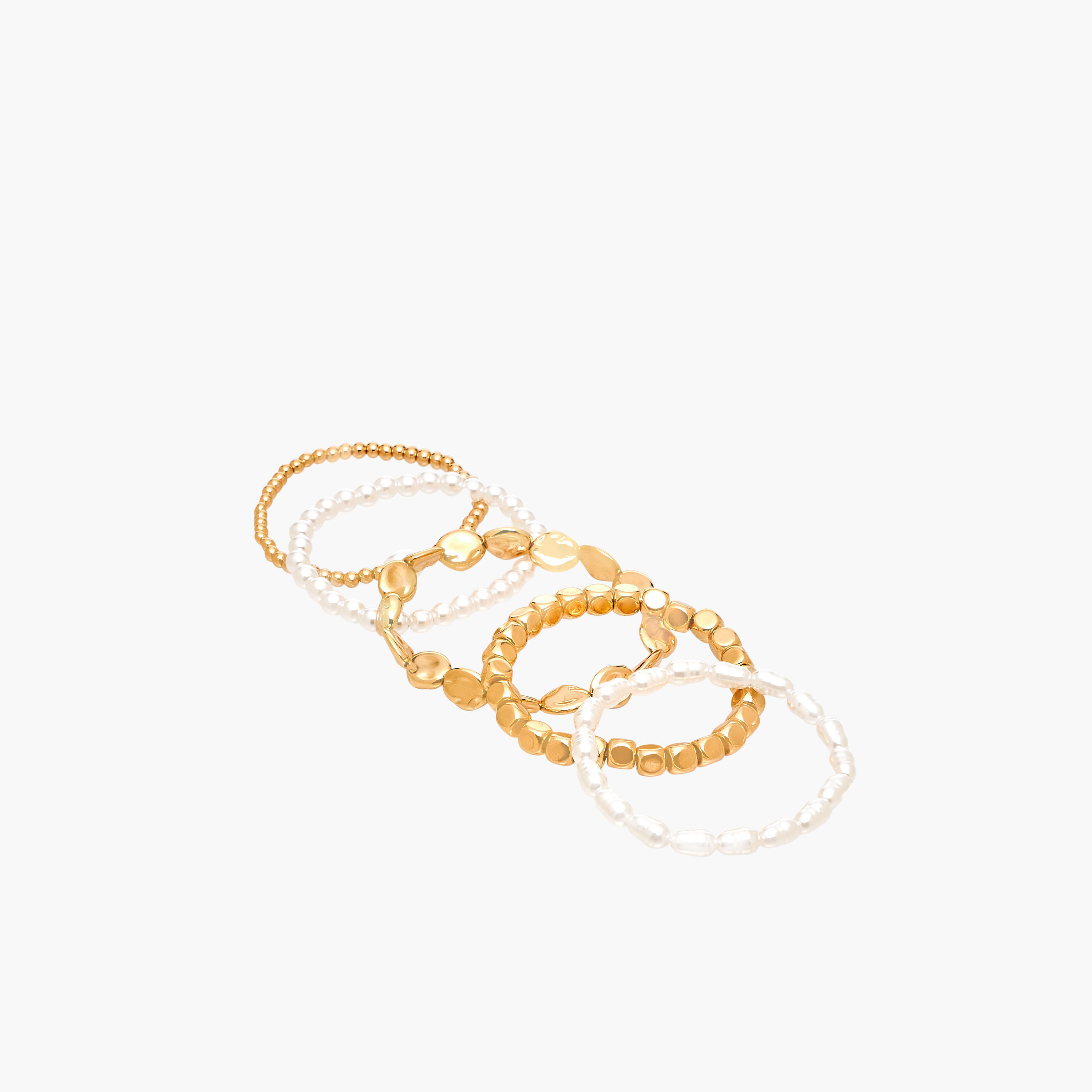 طقم من 5 أساور متنوعة قابلة للتمدد-women-watchesandjewellery-jewellery-banglesandbracelets-image-13