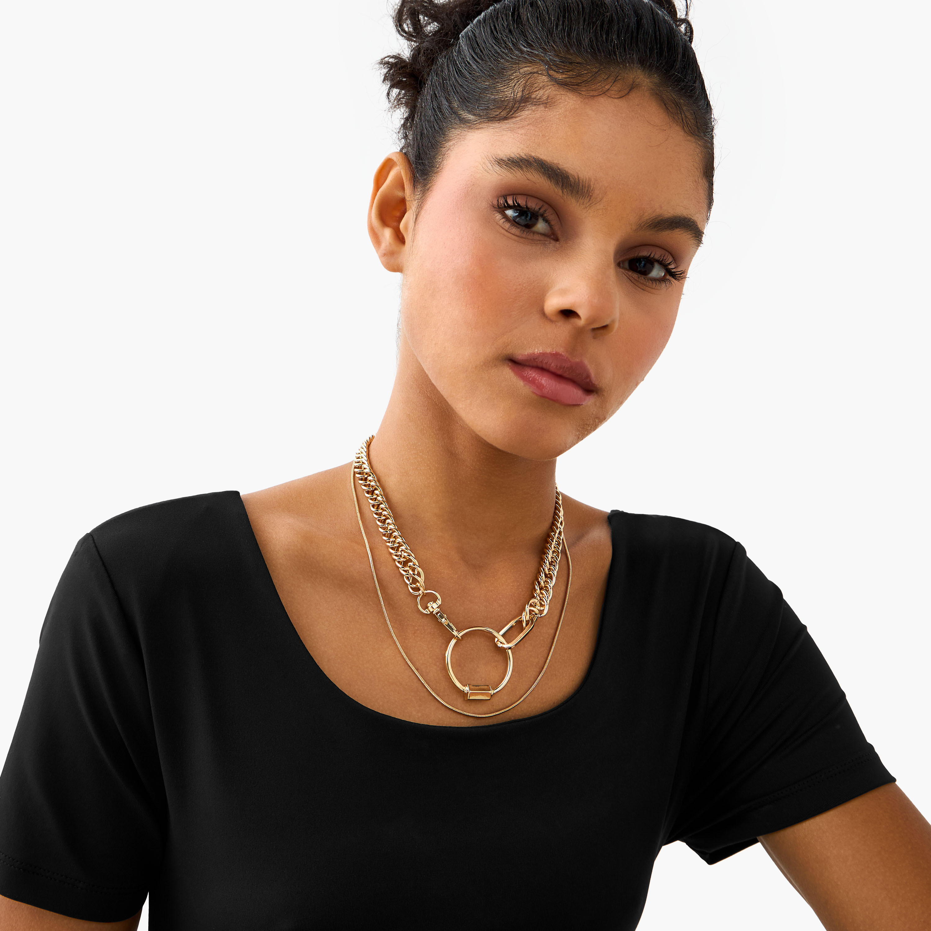 Set of 2 - Metal Assorted Necklace-women-watchesandjewellery-jewellery-necklacesandpendants-image-2