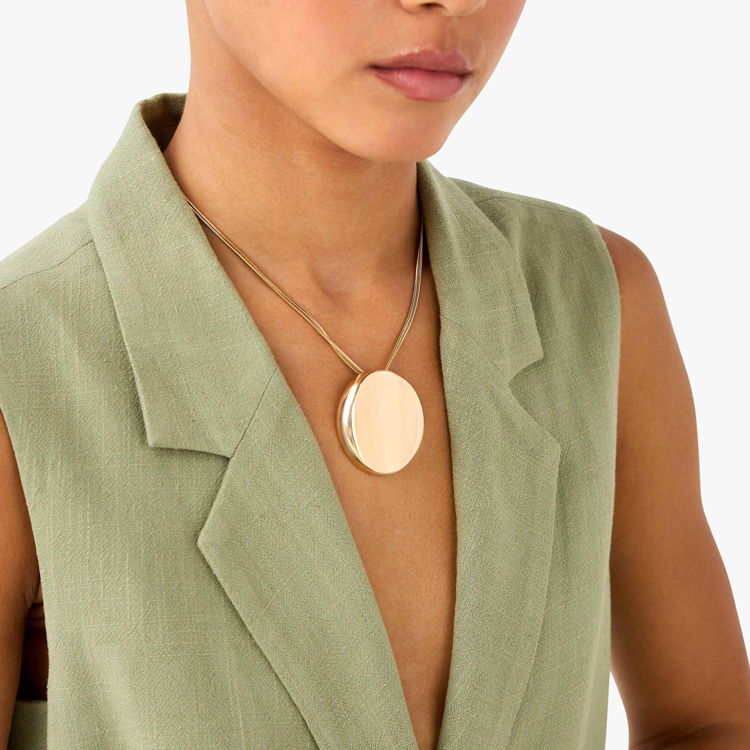 قلادة معدنية بدلاية-women-watchesandjewellery-jewellery-necklacesandpendants-image-4