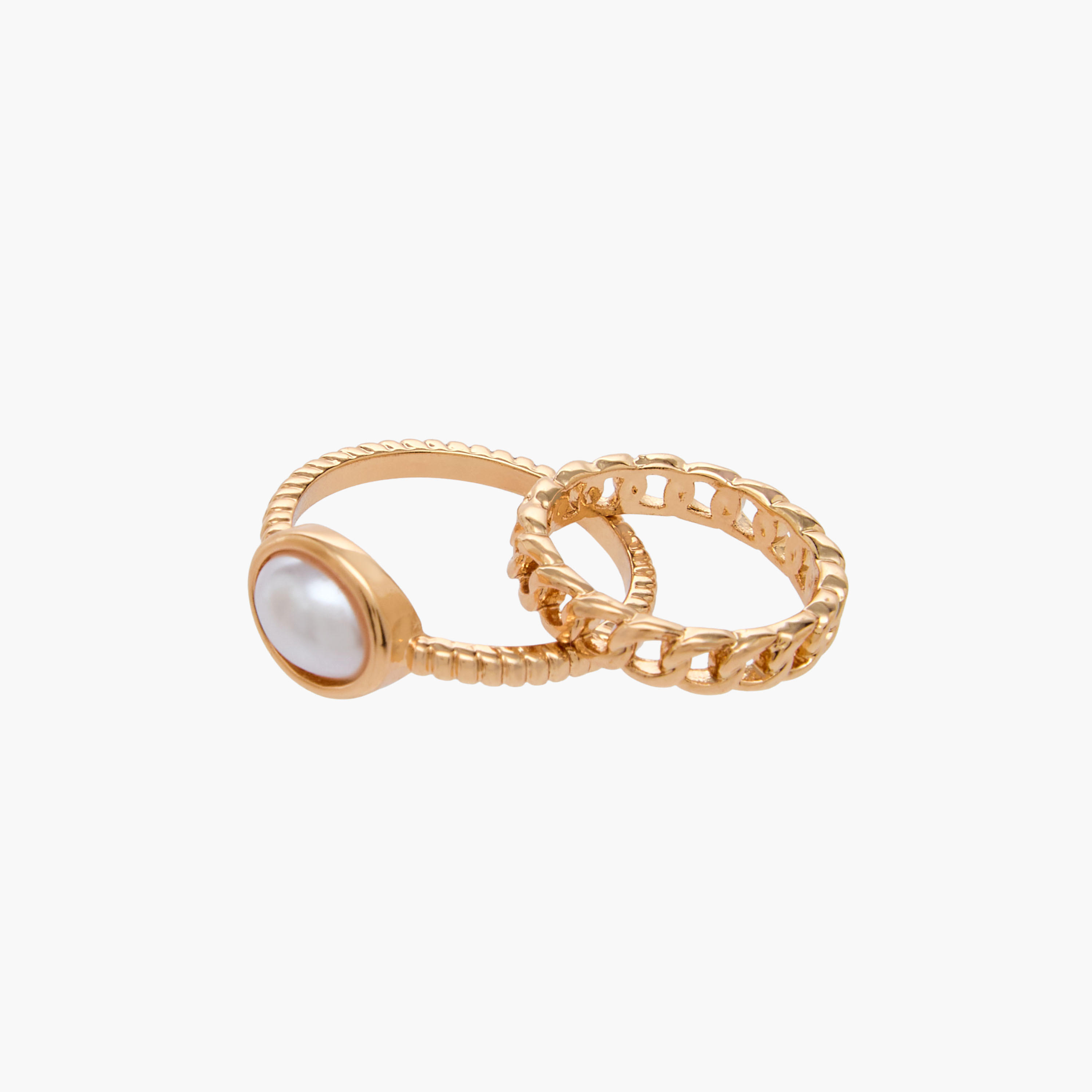 Metallic Resin Ring - Set of 8-women-watchesandjewellery-jewellery-rings-image-4