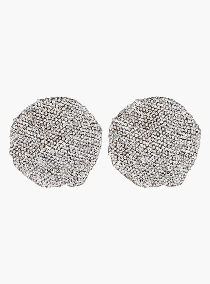 Stone Embellished Stud Earrings with Pushback Closure-women-watchesandjewellery-jewellery-earrings-image-1