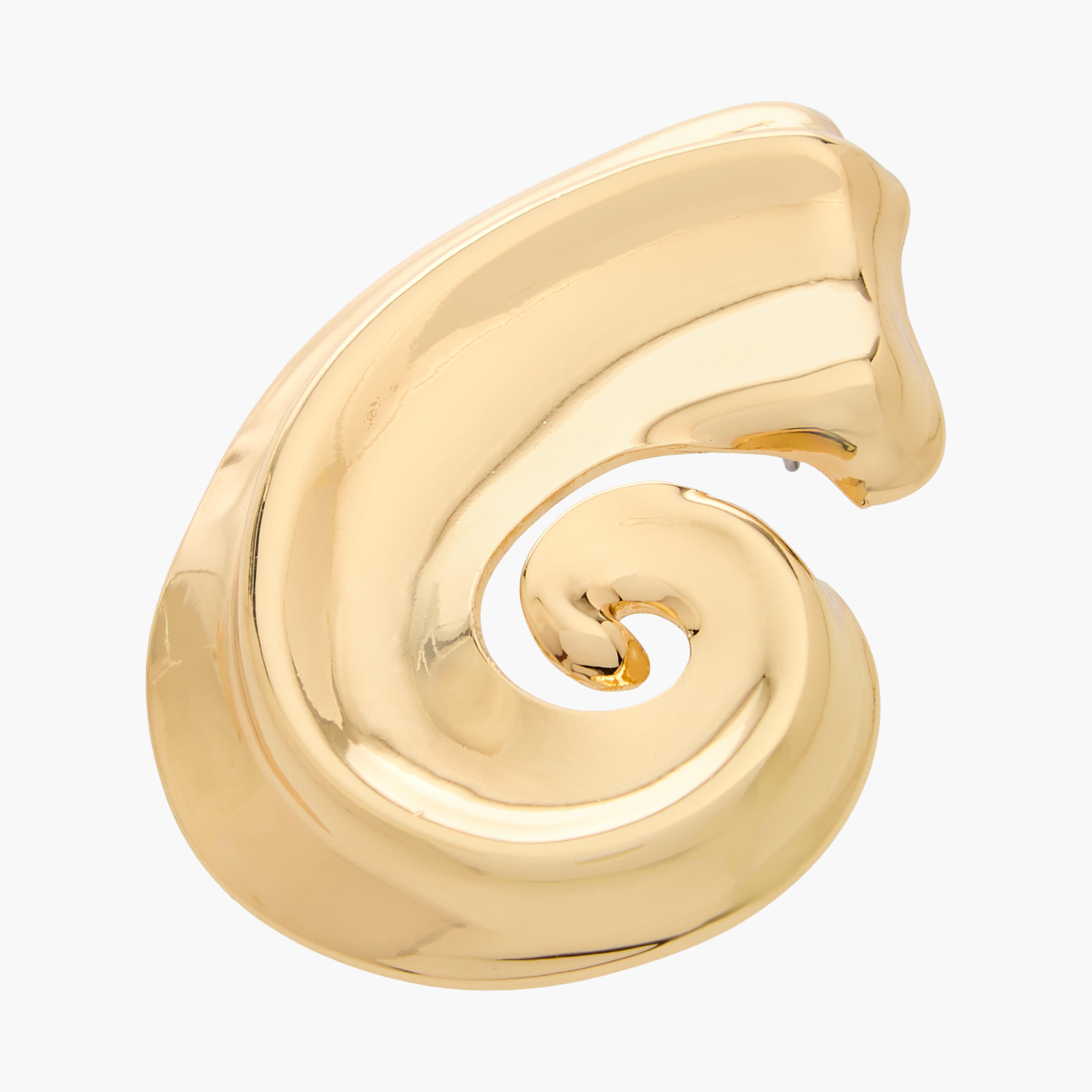 Gold Tone Stud Earrings with Pushback Closure-women-watchesandjewellery-jewellery-earrings-image-5