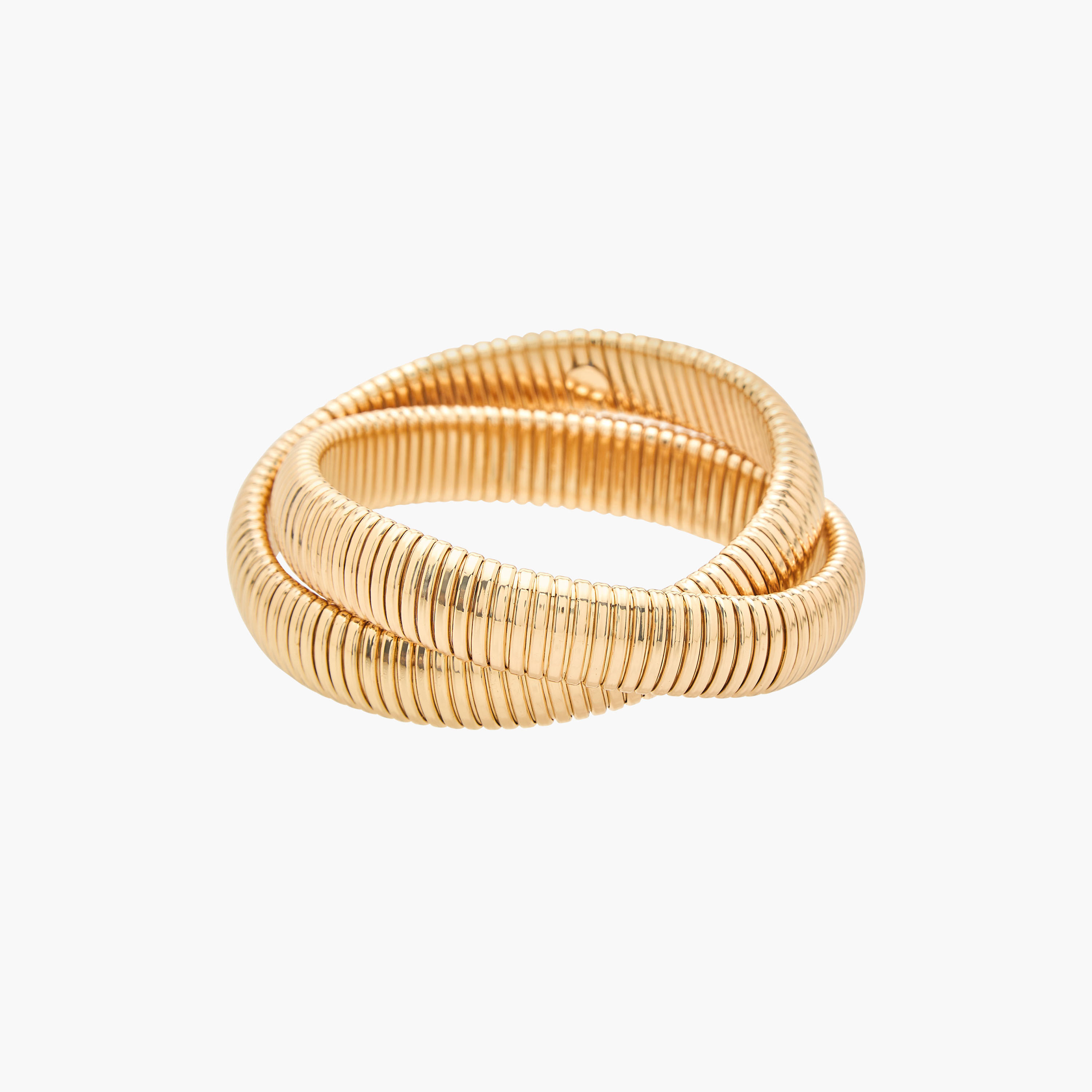 سوار معدن ملتف بارز الملمس-women-watchesandjewellery-jewellery-banglesandbracelets-image-5