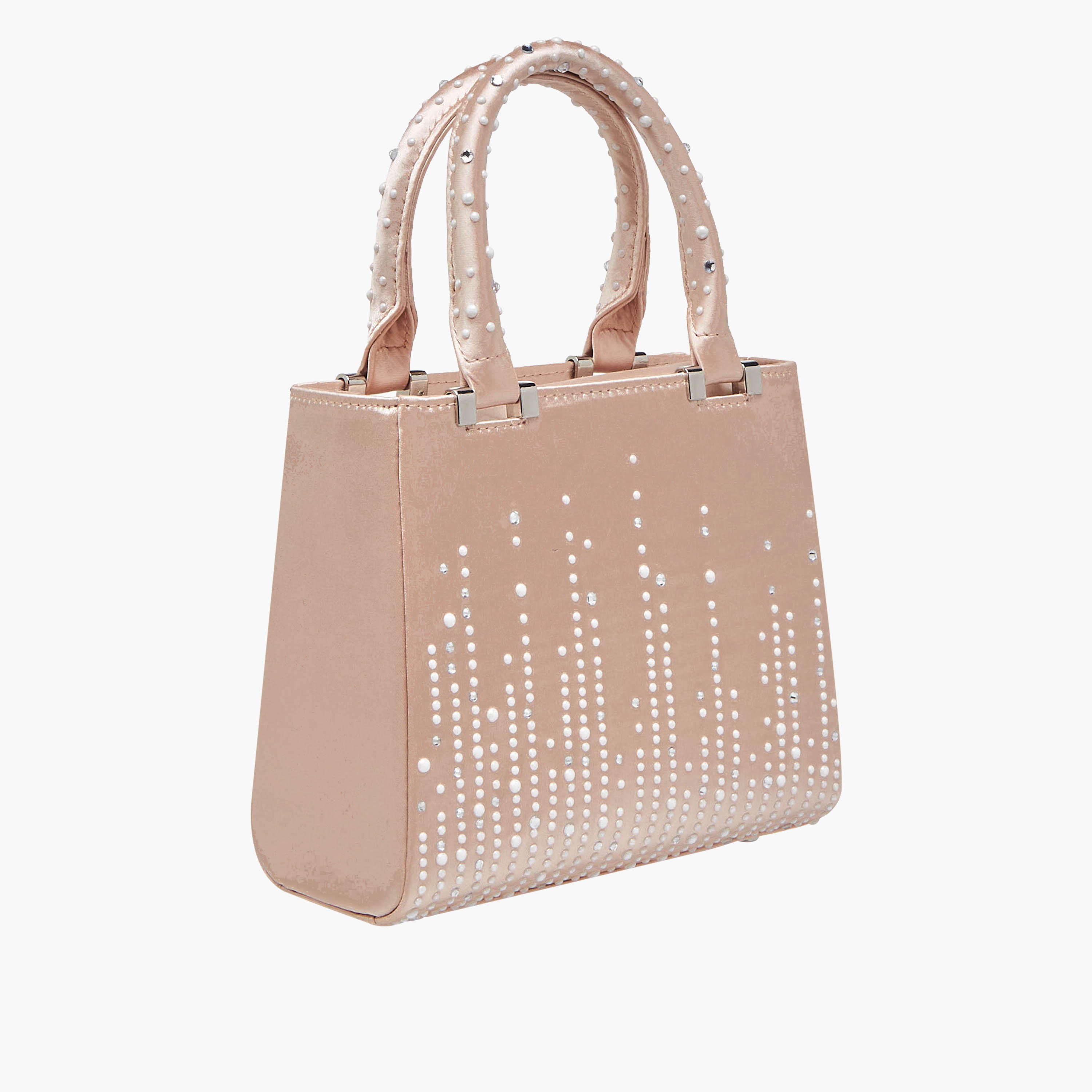 Embellished Mini Tote Bag with Detachable Chain Strap-women-bagsandwallets-handbags-image-4