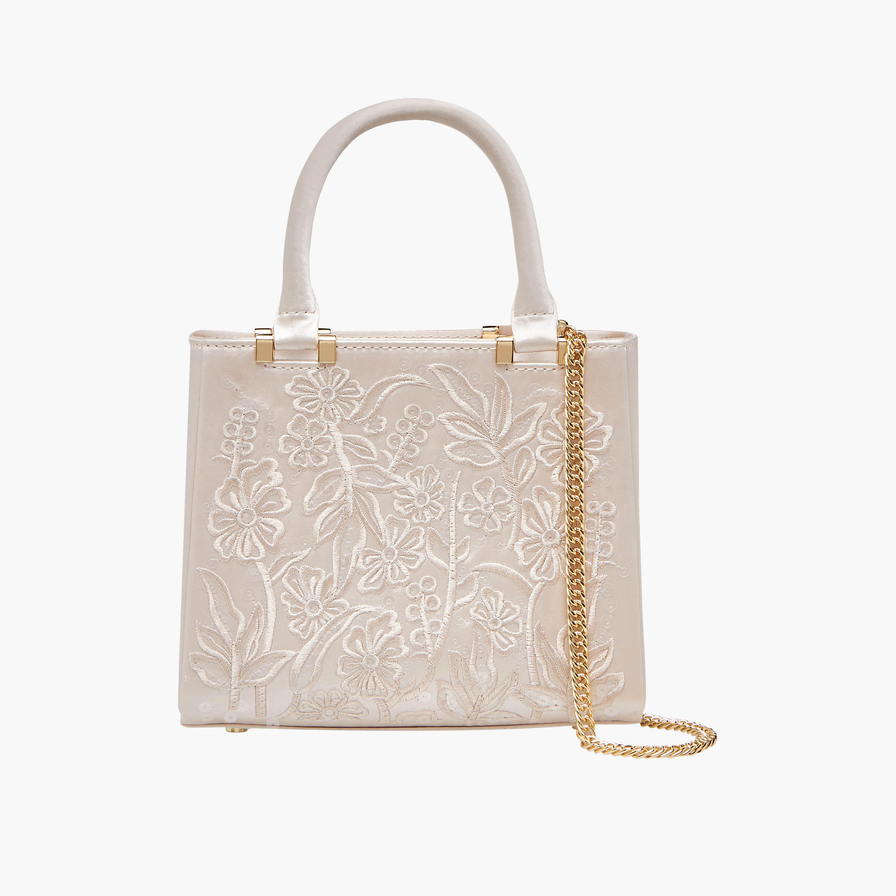 Embroidered Mini Tote Bag with Button Closure-women-bagsandwallets-handbags-image-1