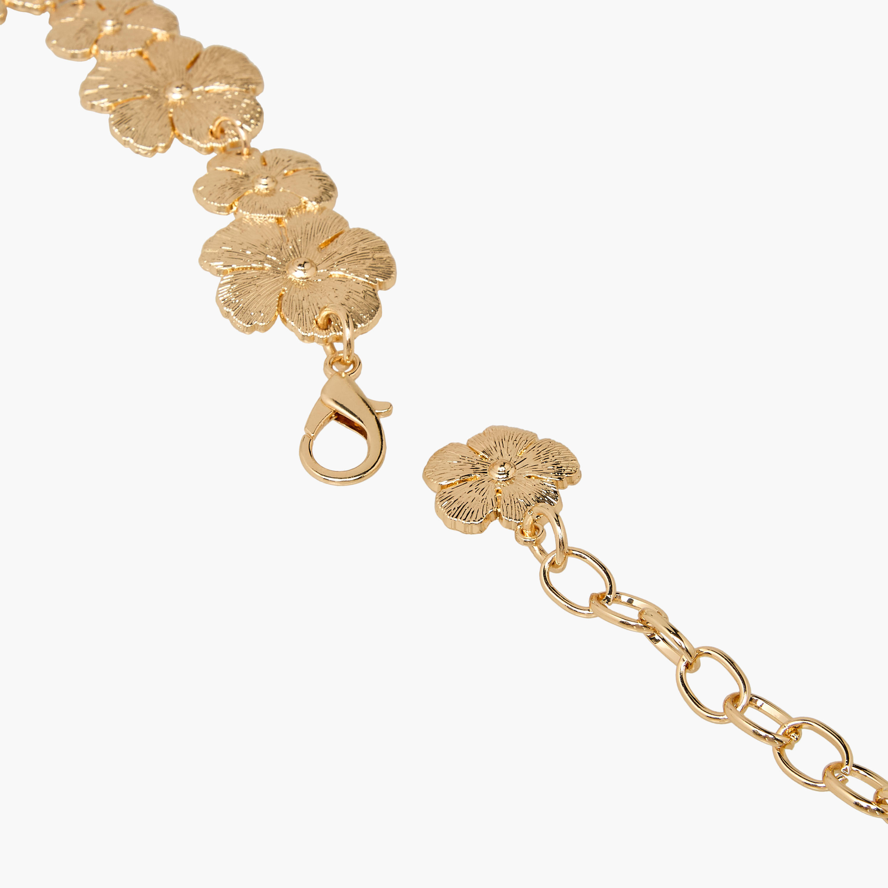 Metallic Belt with Floral Chain Design-women-clothingaccessories-belts-image-6