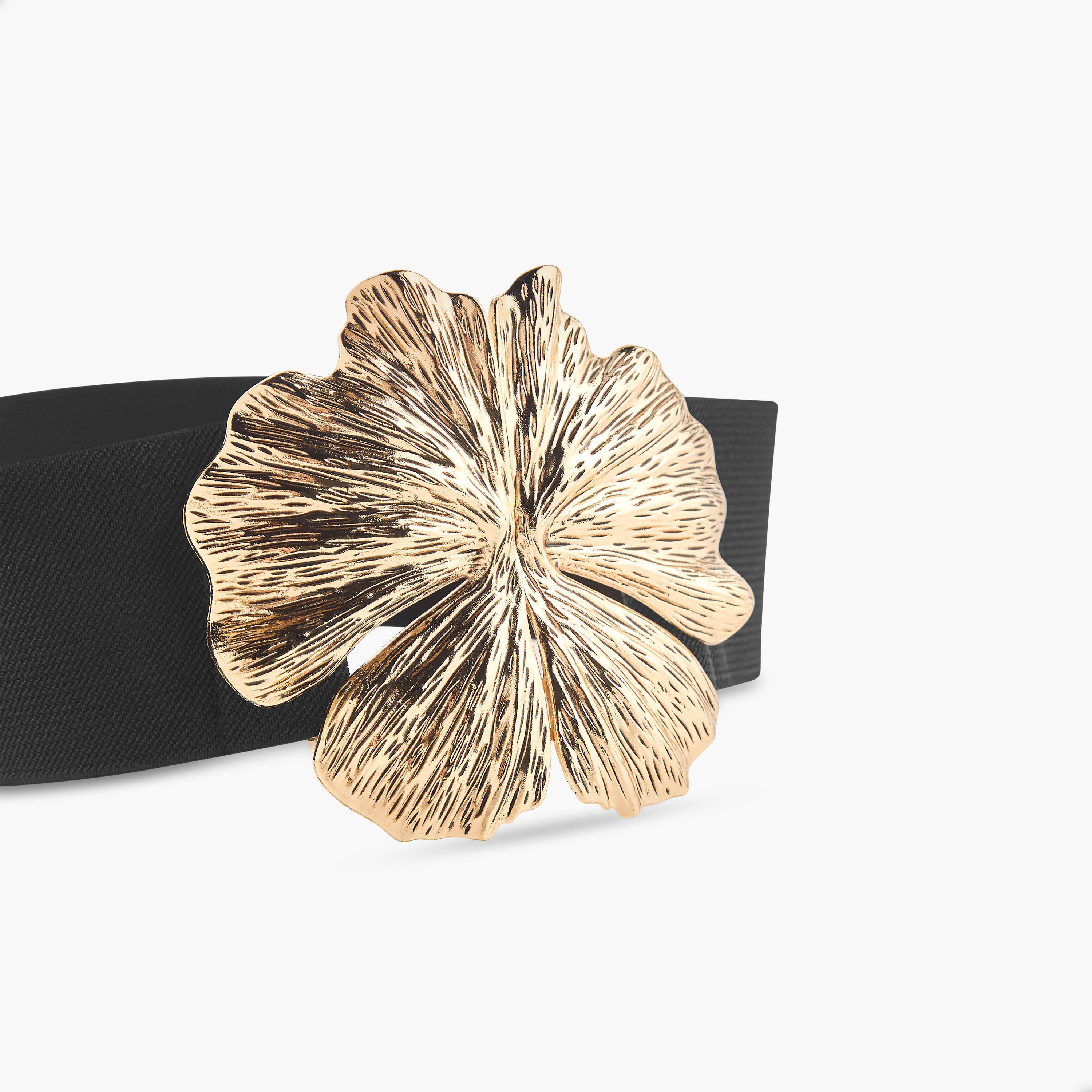Stretch Waist Belt with Floral Trim-women-clothingaccessories-belts-image-3