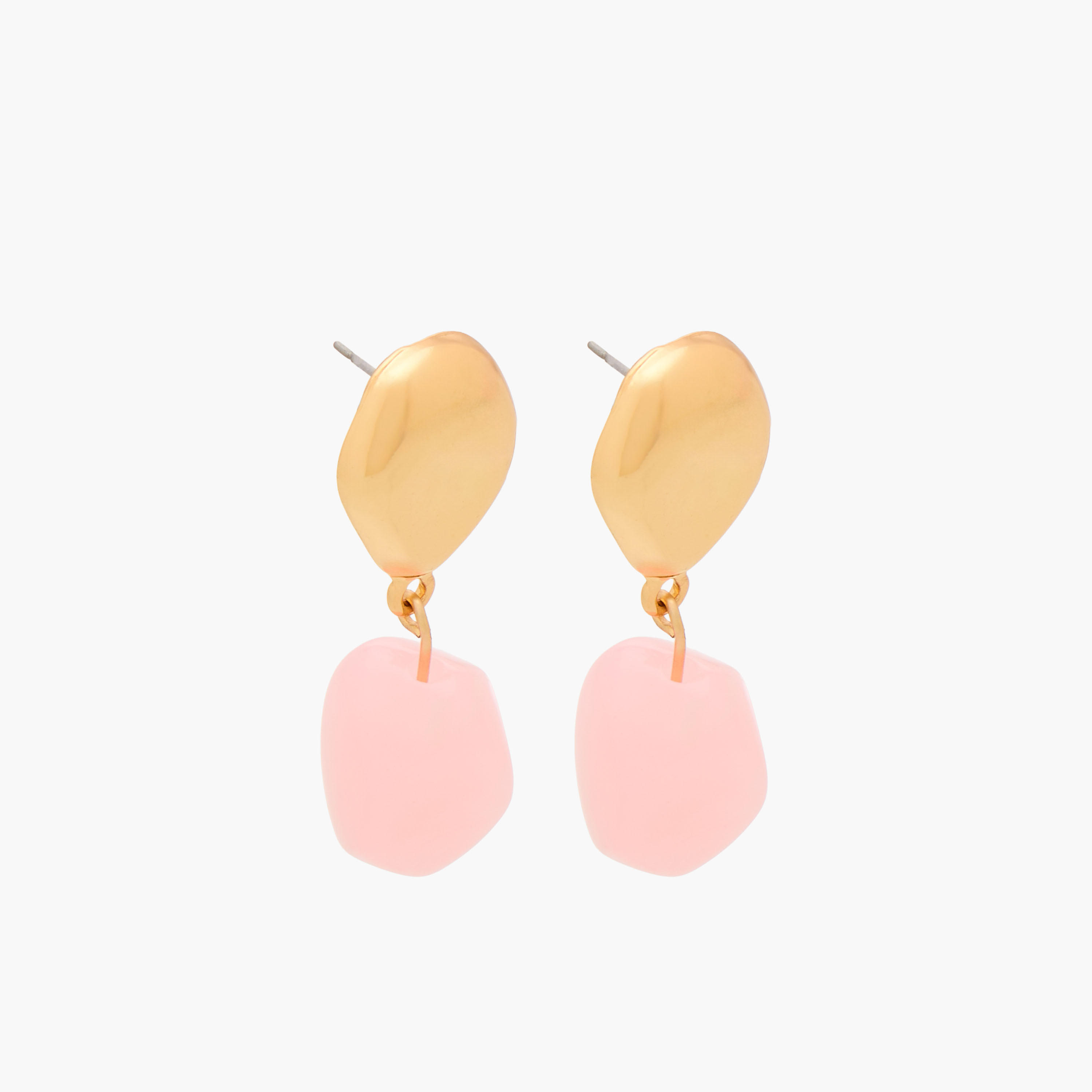 حلقان مينا بتشطيب ذهبي ومكبس إغلاق من جلو - عبوة من قطعتين-women-watchesandjewellery-jewellery-earrings-image-2