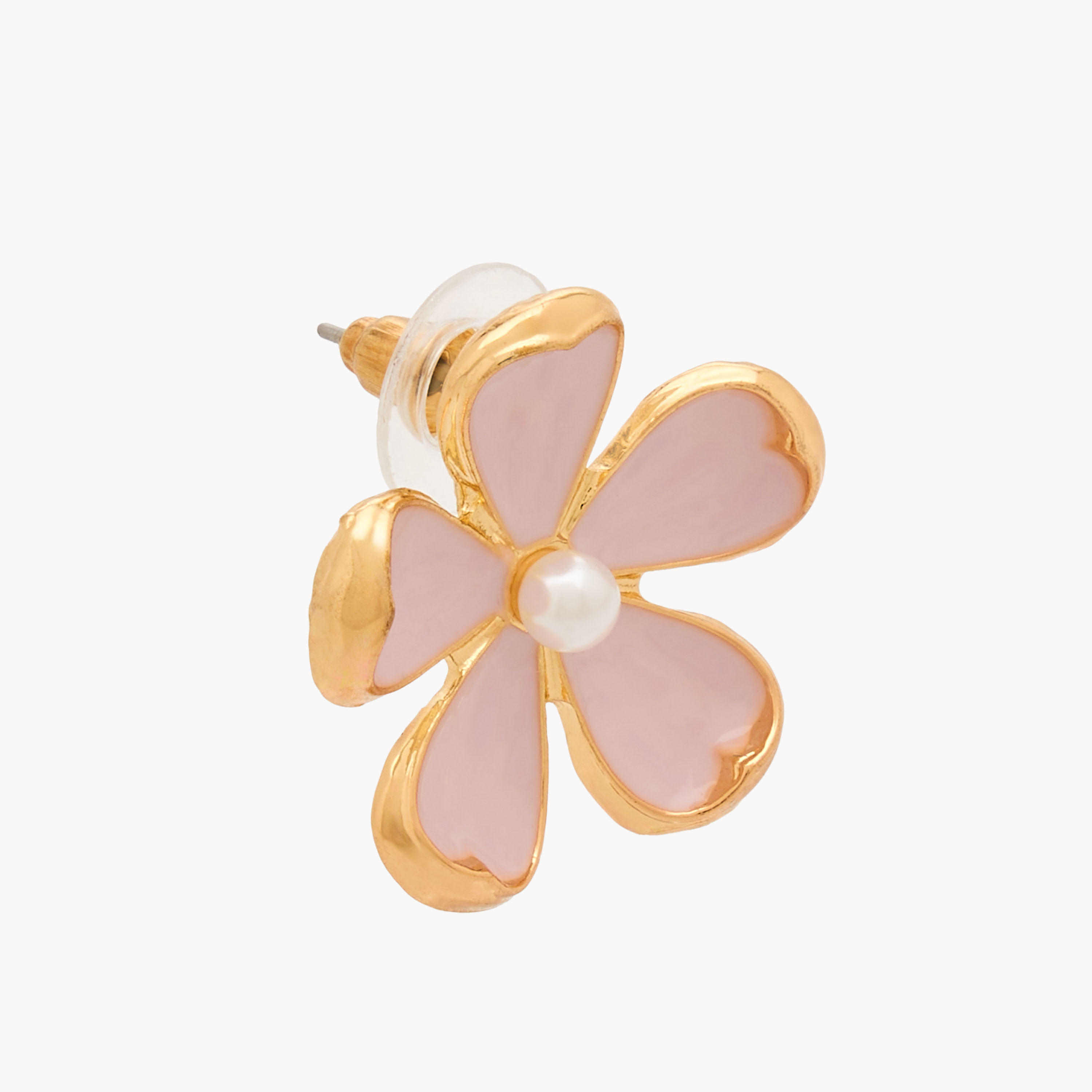 حلقان مينا بتشطيب ذهبي ومكبس إغلاق من جلو - عبوة من قطعتين-women-watchesandjewellery-jewellery-earrings-image-5