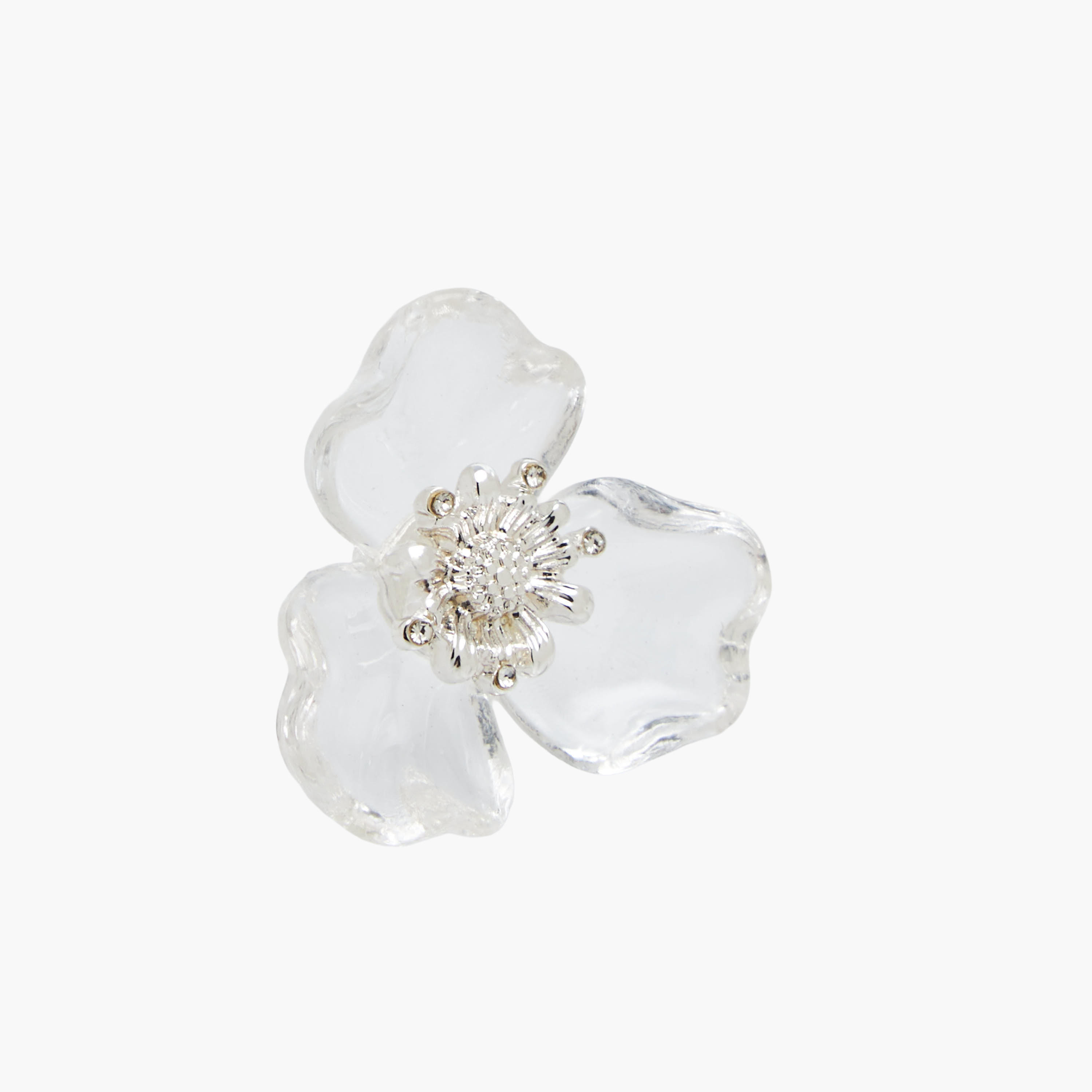 Pack of 2 Silver Finish Floral Embellished Earrings with Pushback Closure-women-watchesandjewellery-jewellery-earrings-image-6