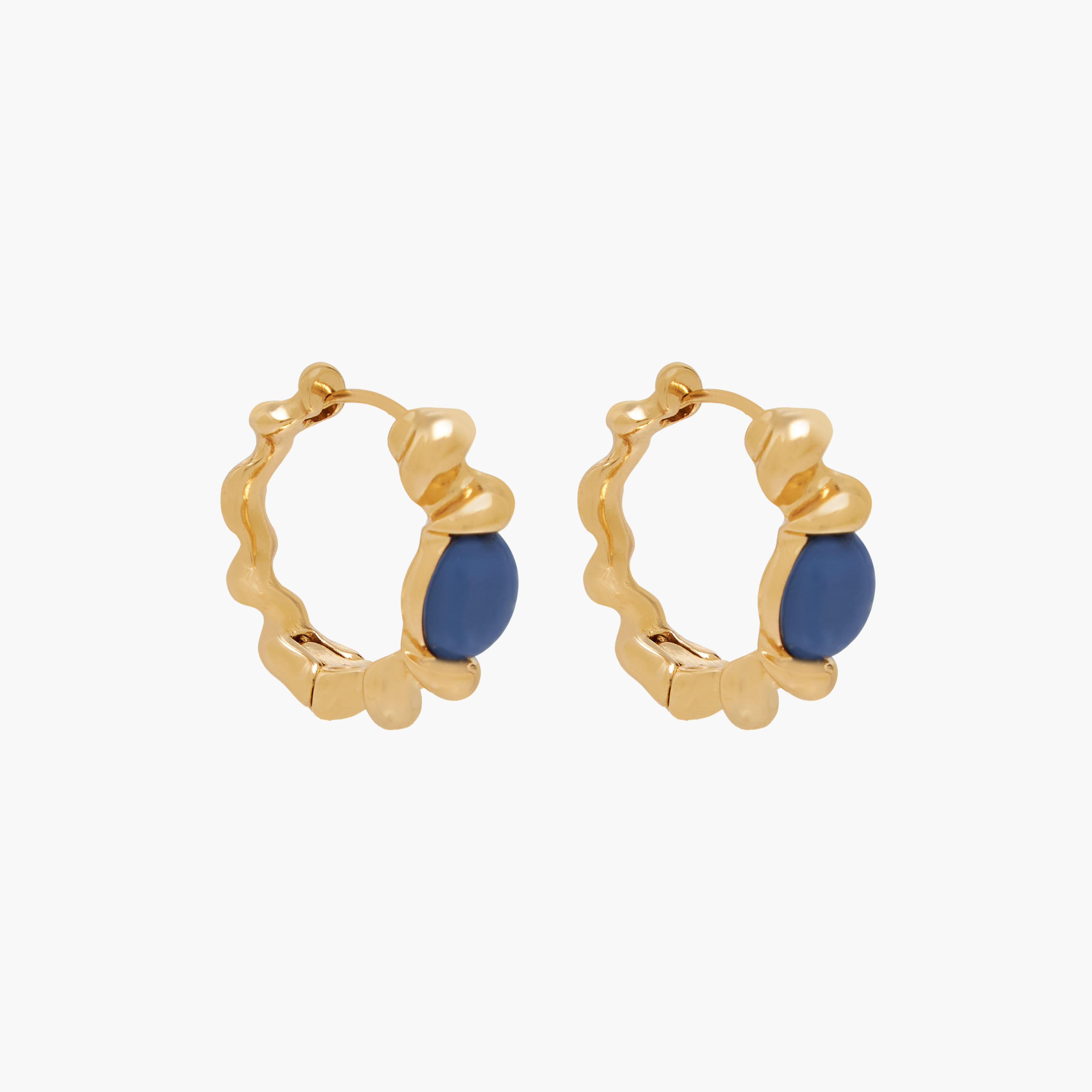 حلق بتزيينات راتنج وتشطيب ذهبي - طقم من زوجين-women-watchesandjewellery-jewellery-earrings-image-3