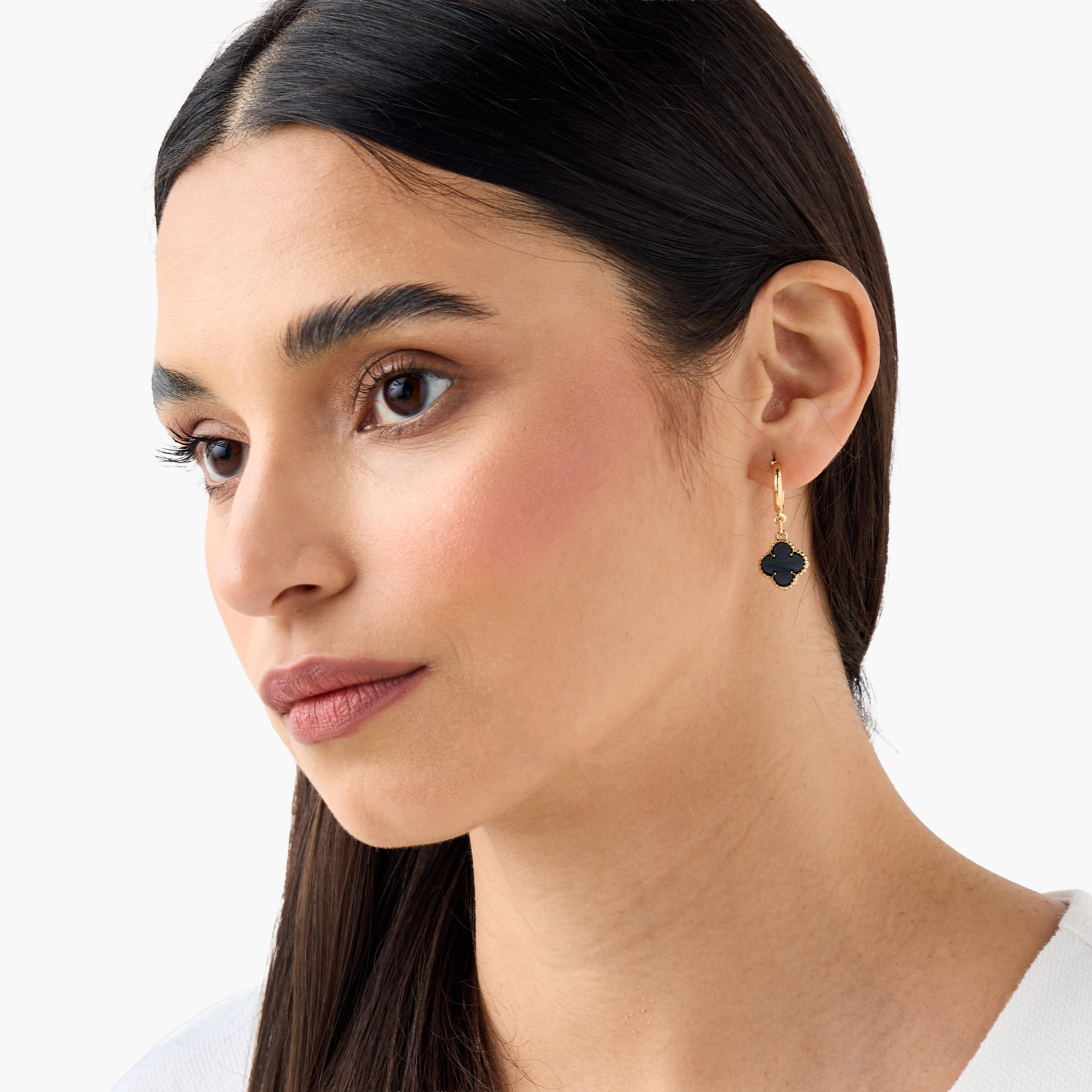 Pack of 12 Gold Finish Embellished Earrings with Pushback Closure-women-watchesandjewellery-jewellery-earrings-image-2