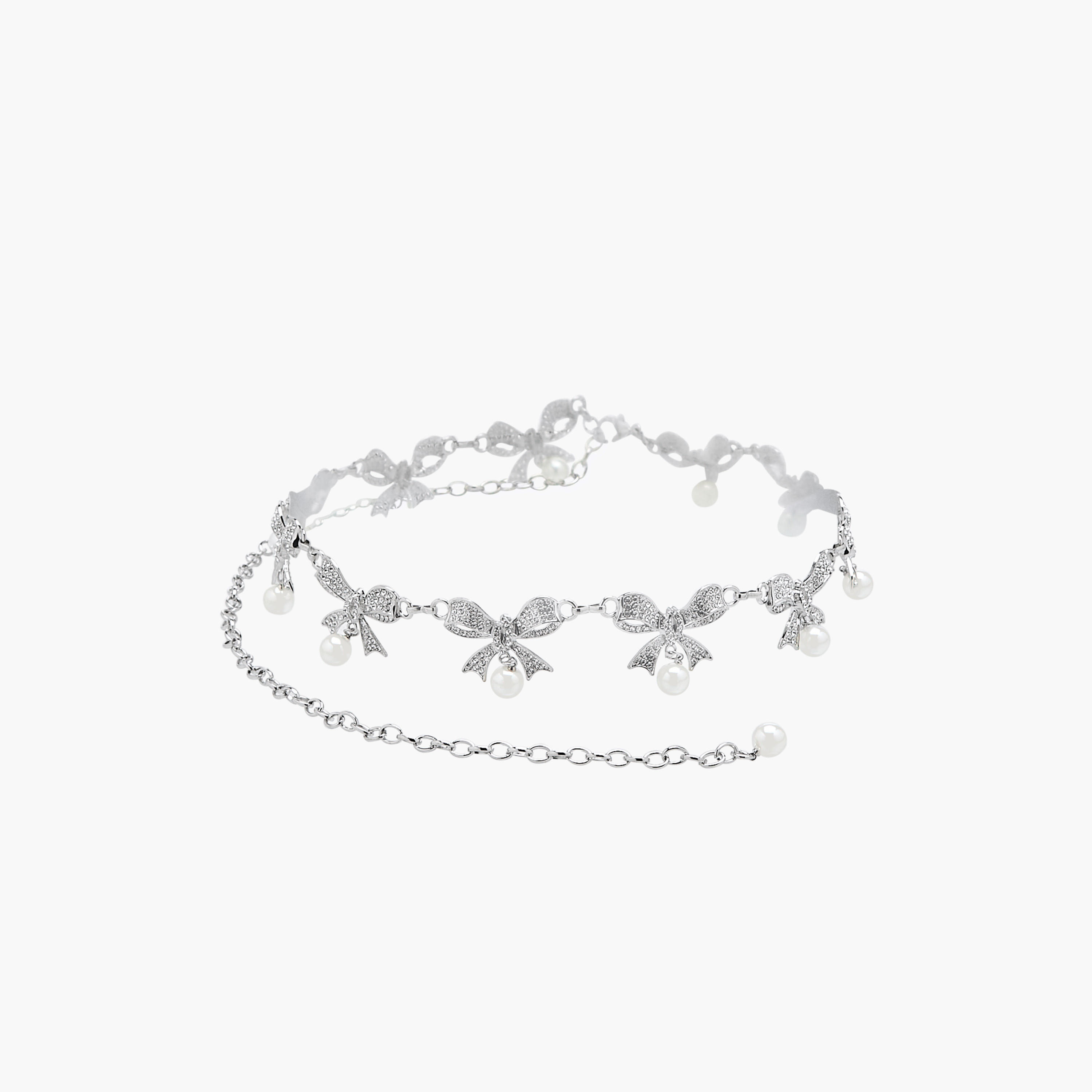 حزام خصر ميتالك بتفاصيل فيونكة وتزيينات لؤلؤية-women-clothingaccessories-belts-image-1