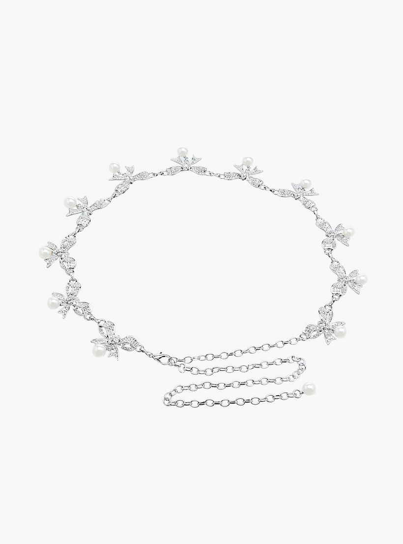 حزام خصر ميتالك بتفاصيل فيونكة وتزيينات لؤلؤية-women-clothingaccessories-belts-image-4