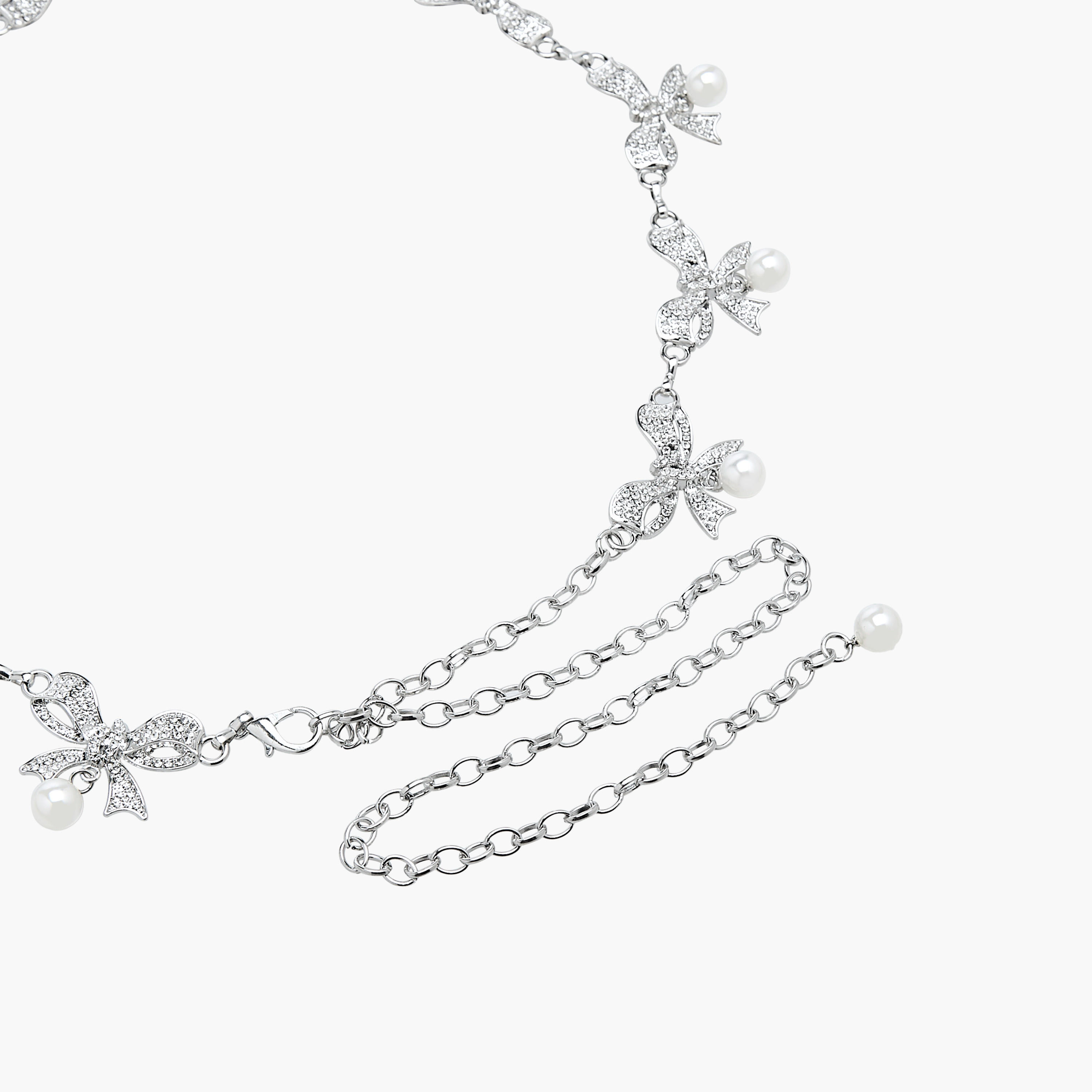 حزام خصر ميتالك بتفاصيل فيونكة وتزيينات لؤلؤية-women-clothingaccessories-belts-image-5