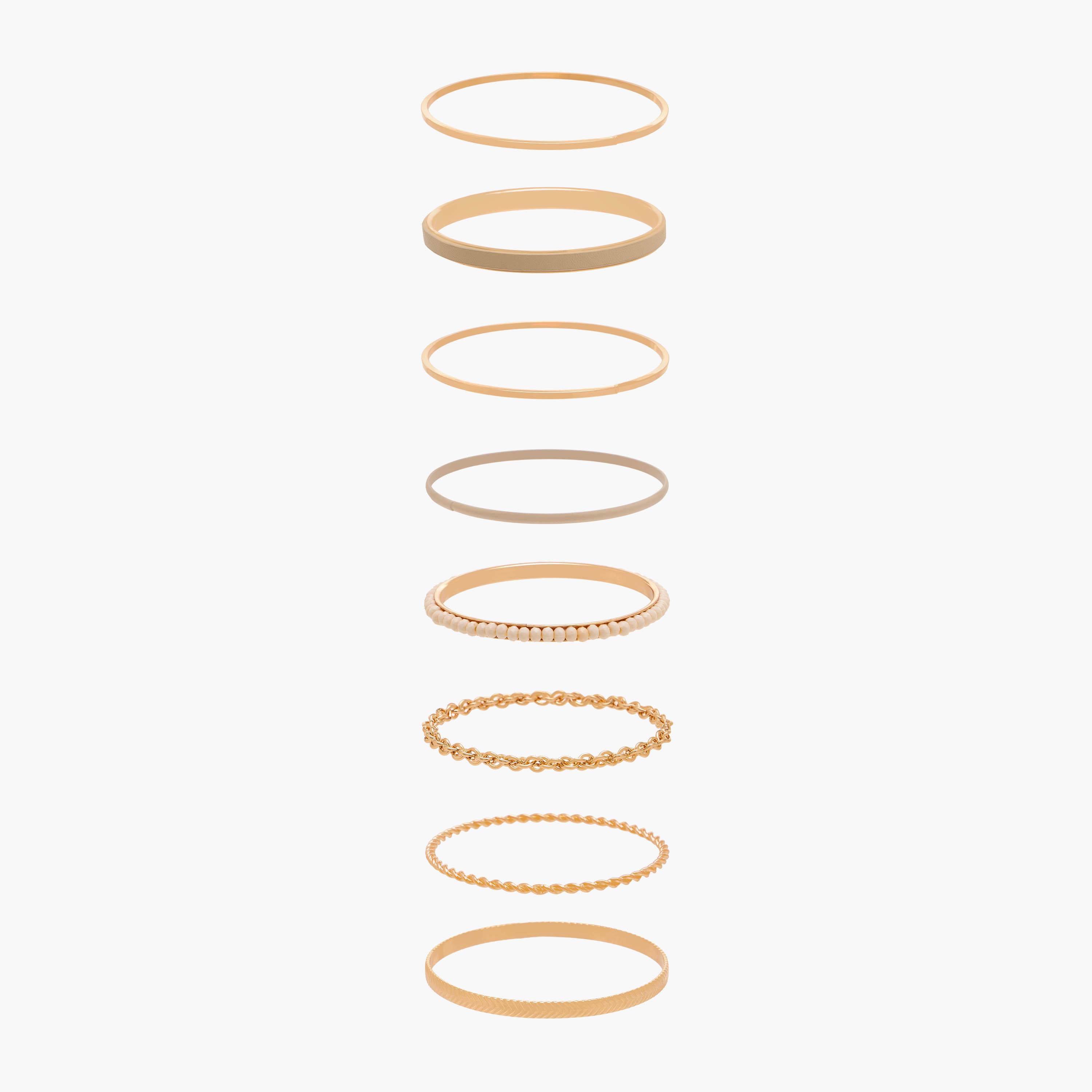 Pack of 8 Metallic Finish Bangle-women-watchesandjewellery-jewellery-banglesandbracelets-image-1