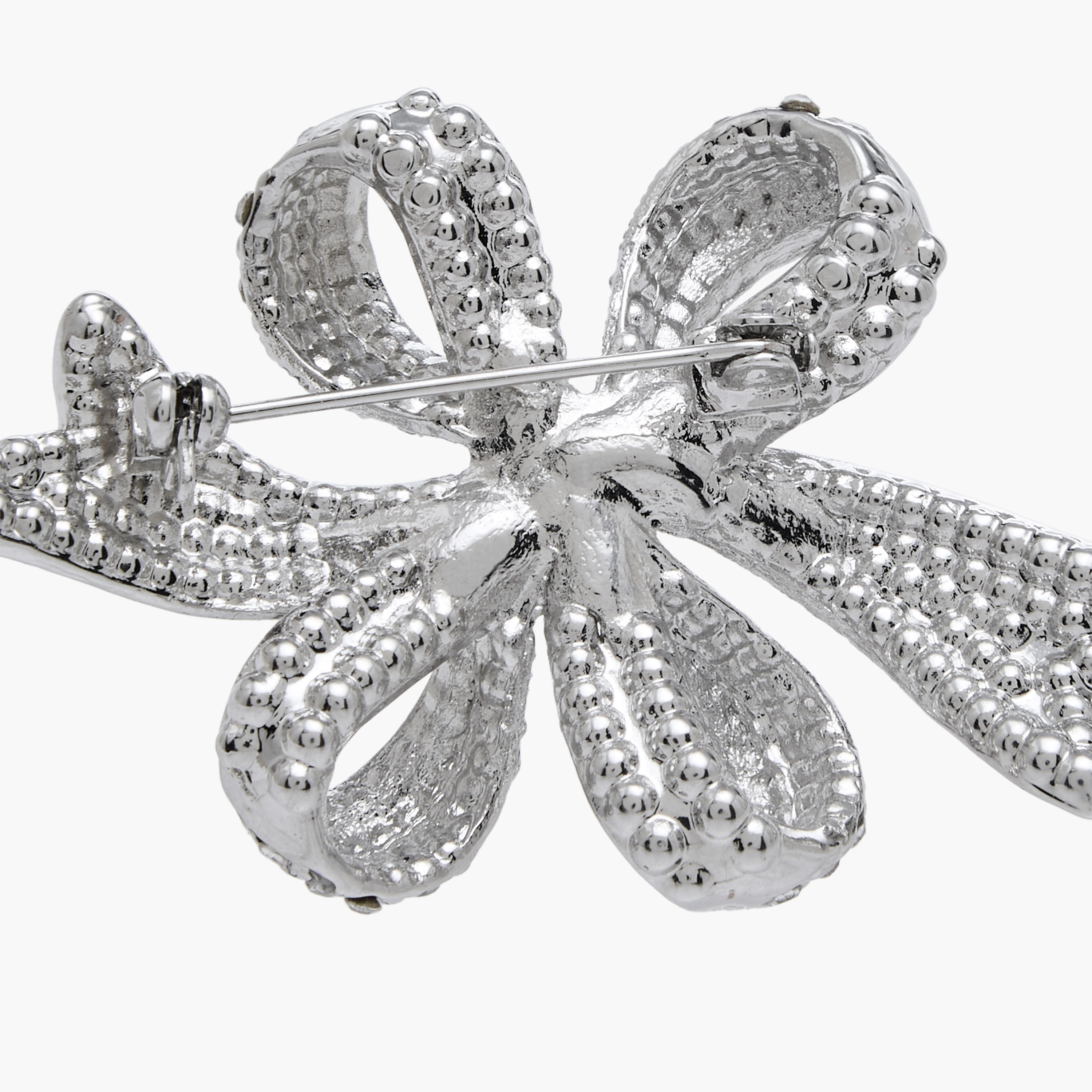 Pearl Embellished Metallic Brooch-women-clothingaccessories-novelties-image-5