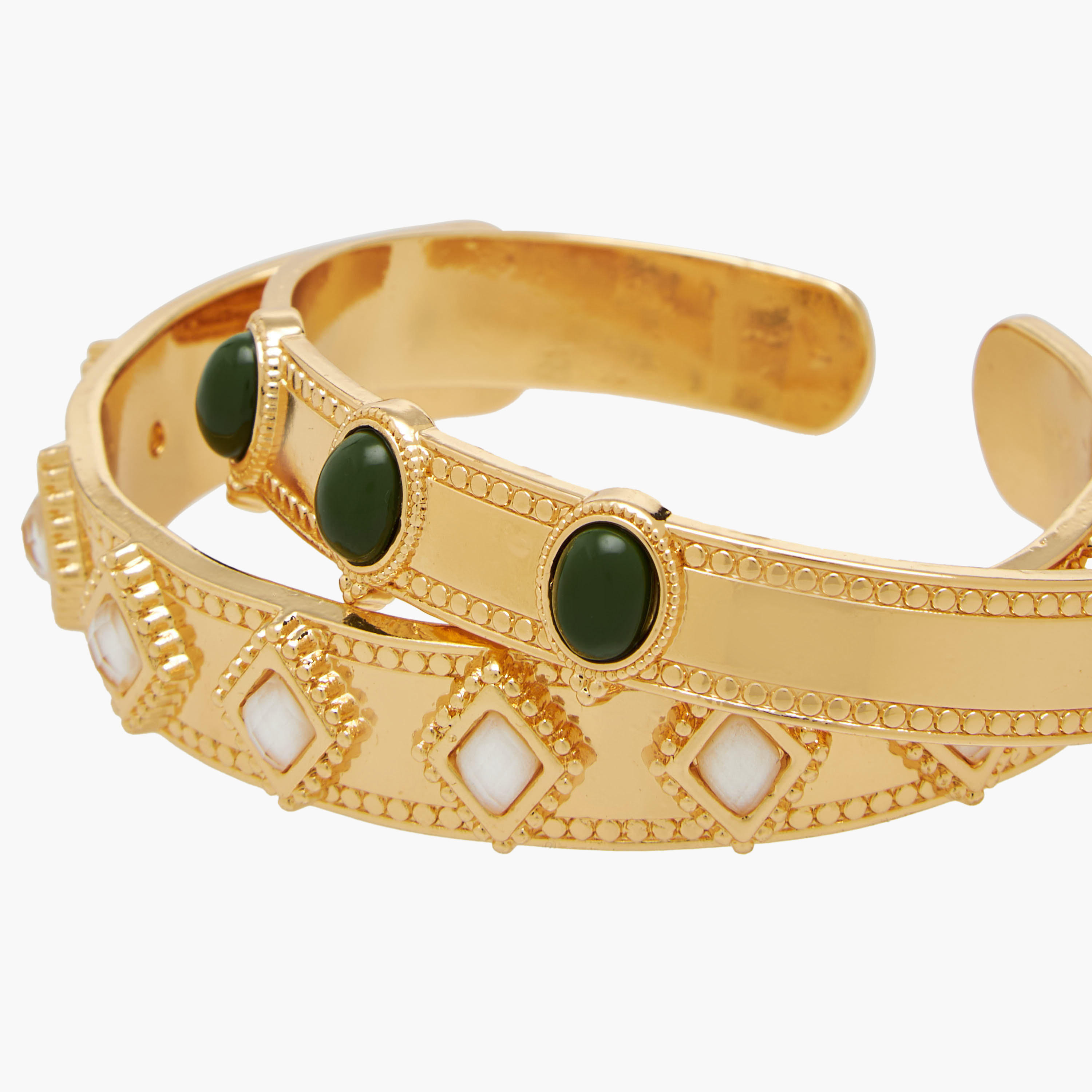 سوار مزين بتشطيب ذهبي - طقم من قطعتين-women-watchesandjewellery-jewellery-banglesandbracelets-image-7