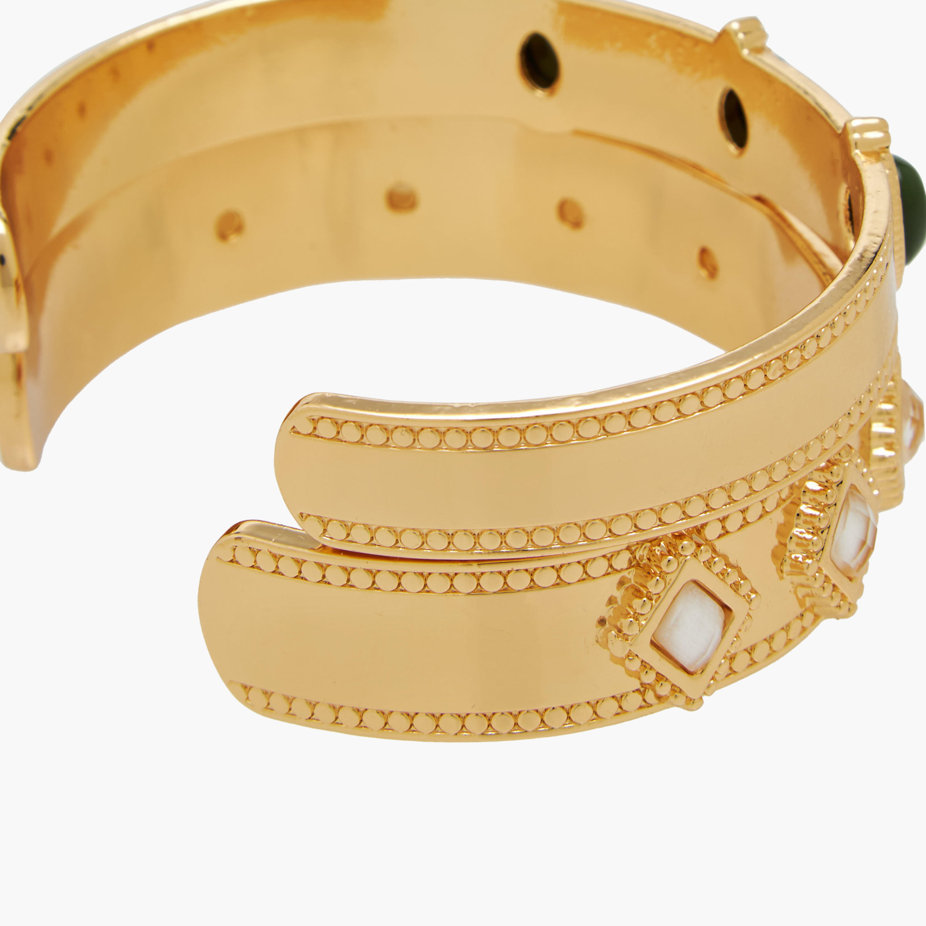 سوار مزين بتشطيب ذهبي - طقم من قطعتين-women-watchesandjewellery-jewellery-banglesandbracelets-image-8