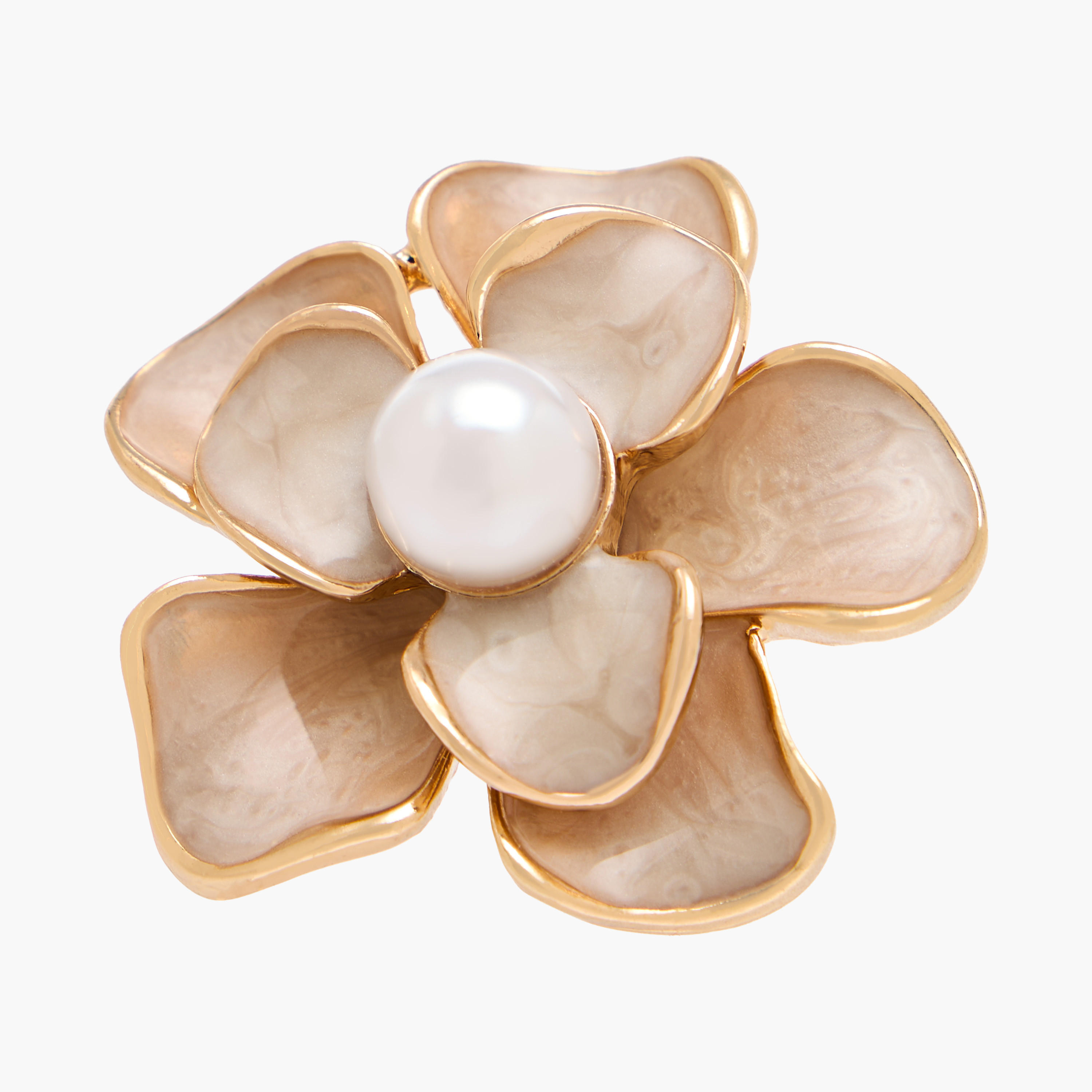 حلق بتصميم زهرة مرصعة باللؤلؤ بمشبك إغلاق خلفي-women-watchesandjewellery-jewellery-earrings-image-4
