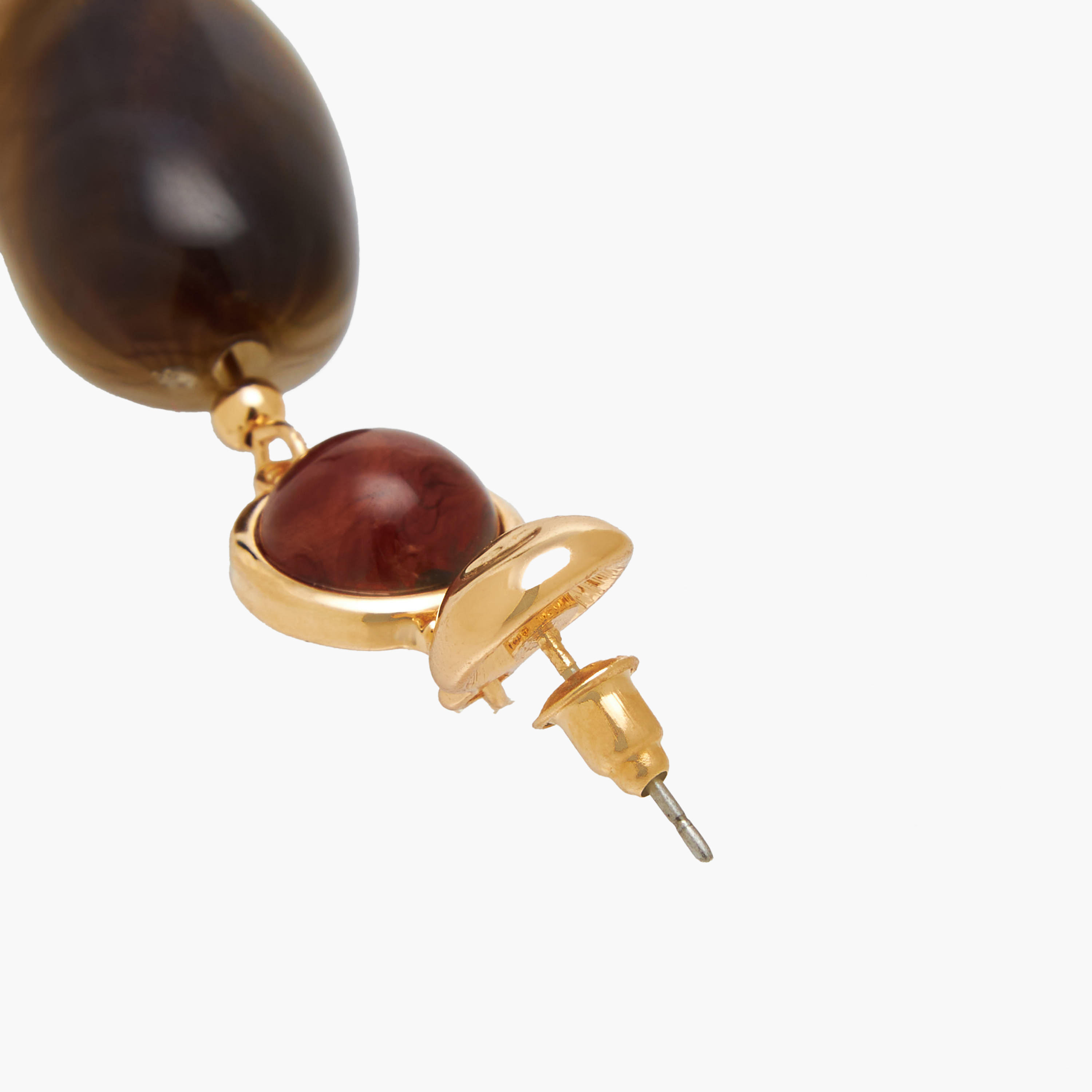 Resin Finish Drop Earrings with Pushback Closure-women-watchesandjewellery-jewellery-earrings-image-5