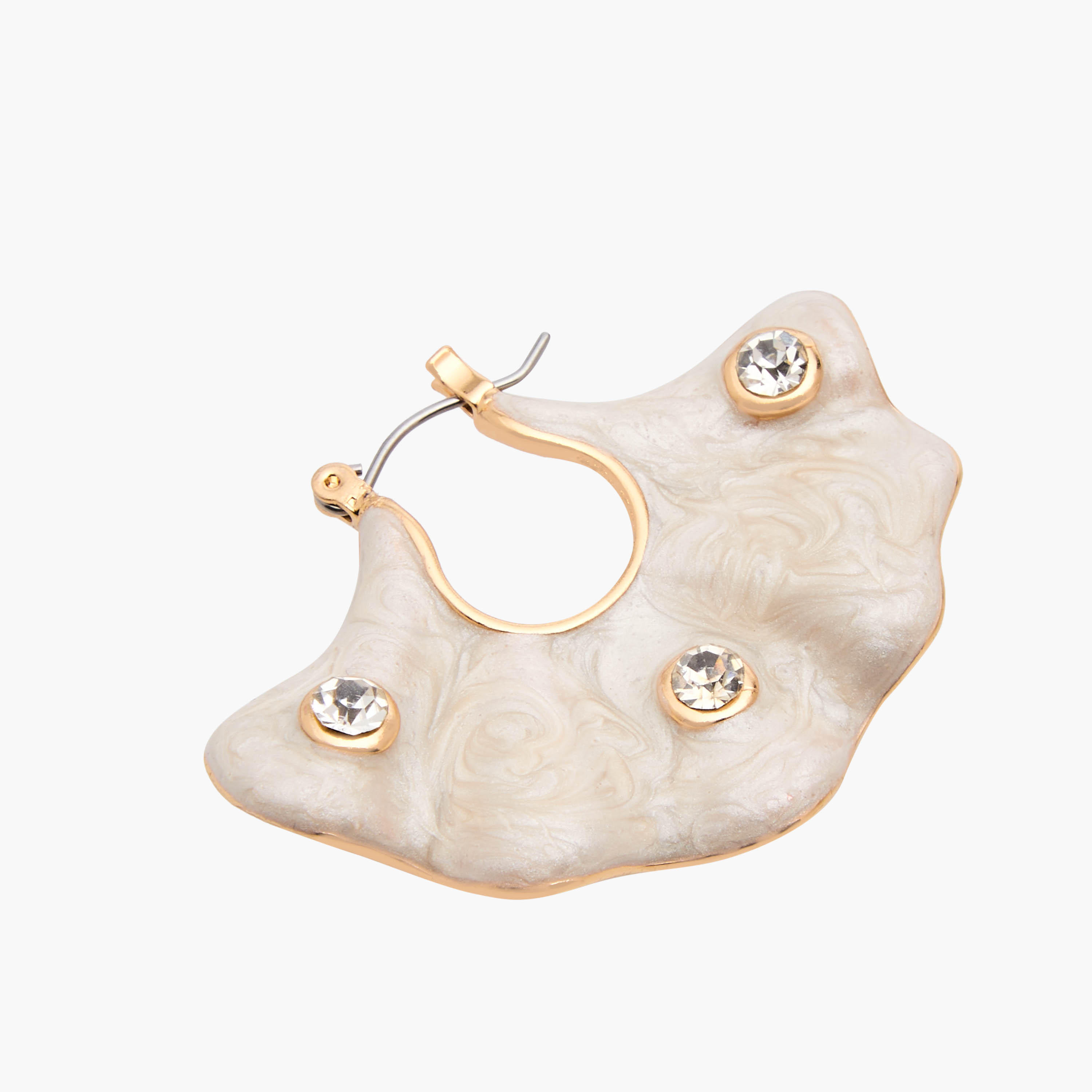 Metallic Embellished Earrings with Clasp Closure-women-watchesandjewellery-jewellery-earrings-image-6