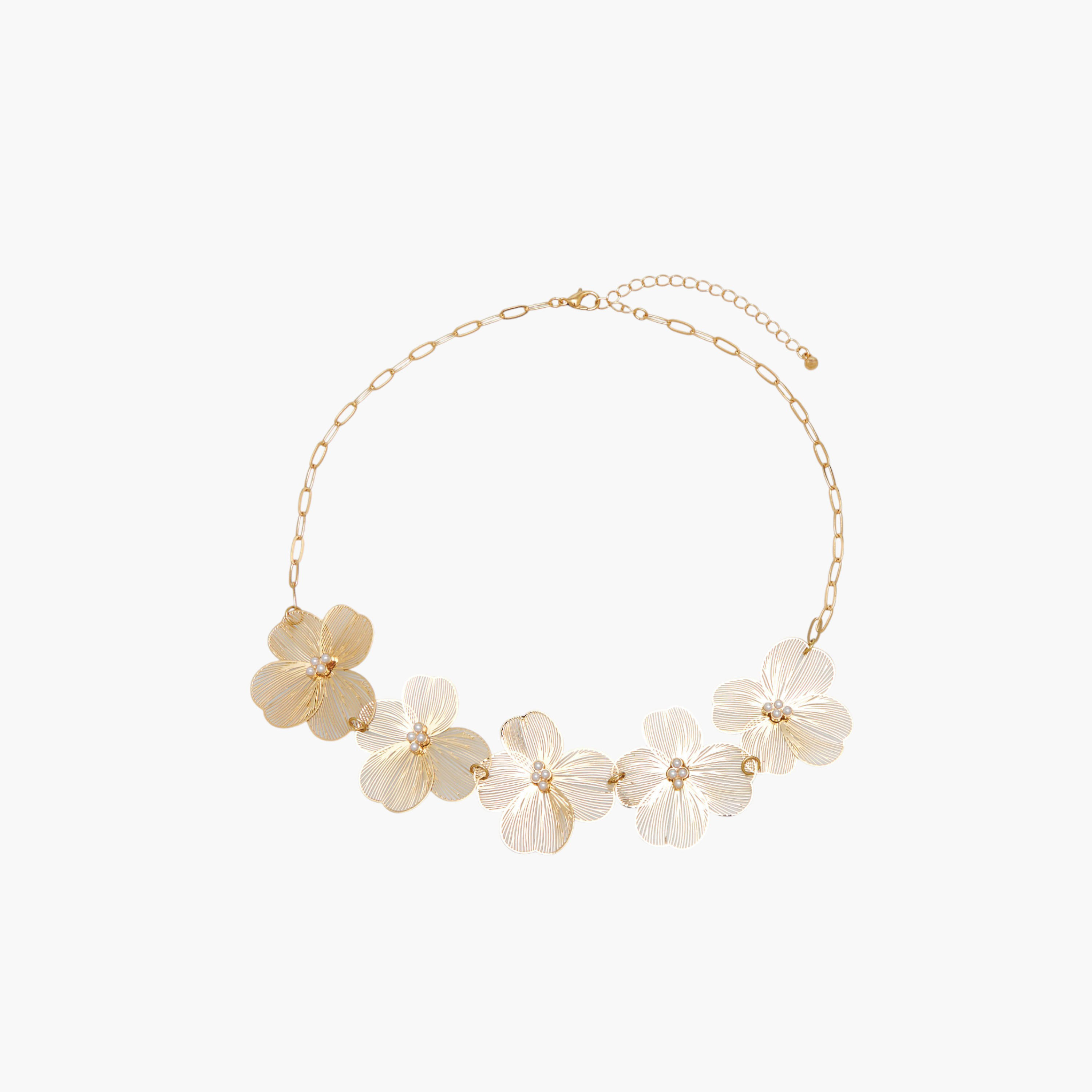 Metallic Choker Necklace with Lobster Clasp Closure-women-watchesandjewellery-jewellery-necklacesandpendants-image-1
