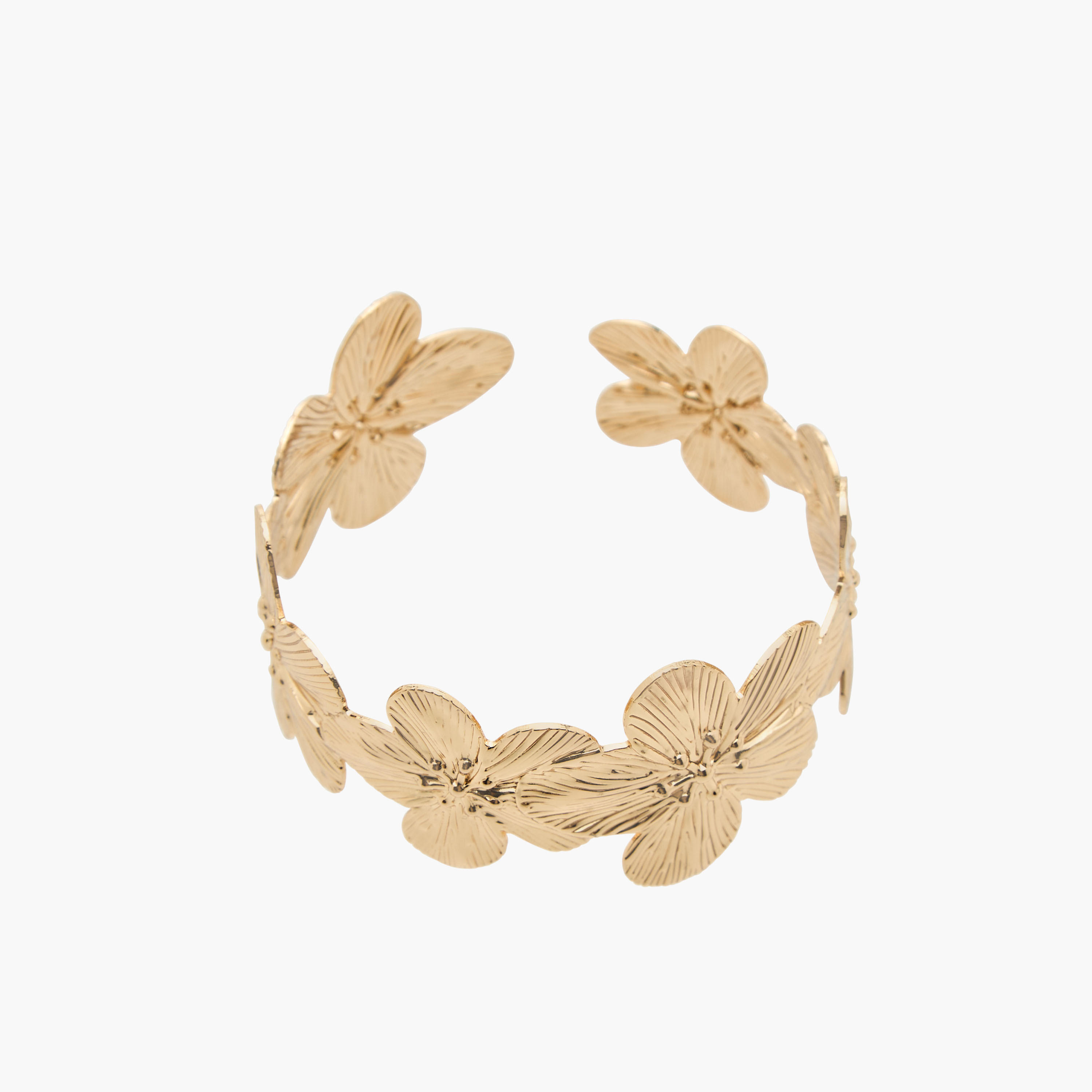سوار زهري بتشطيب ذهبي-women-watchesandjewellery-jewellery-banglesandbracelets-image-2