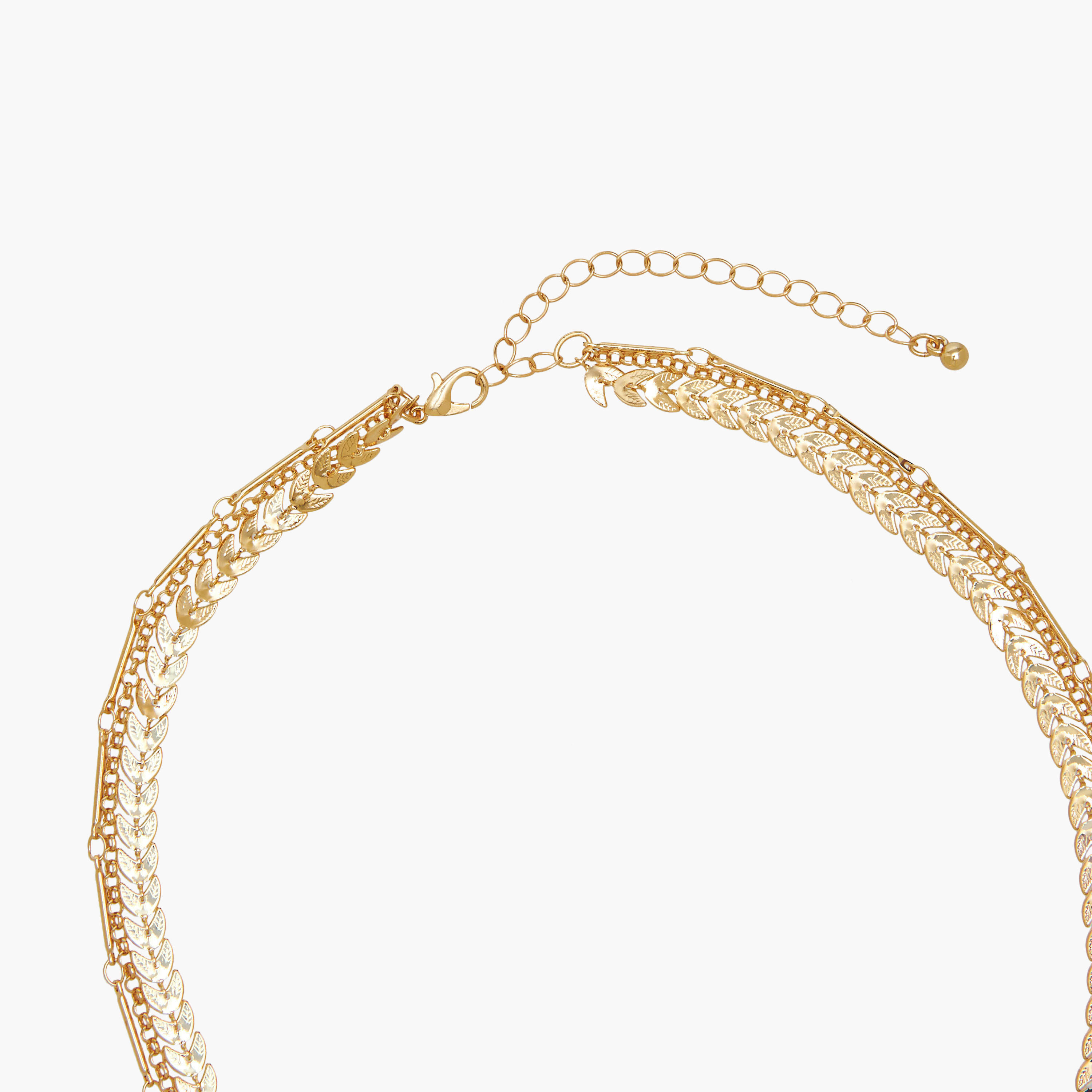عقد معدن بدلاية ومشبك إغلاق-women-watchesandjewellery-jewellery-necklacesandpendants-image-4