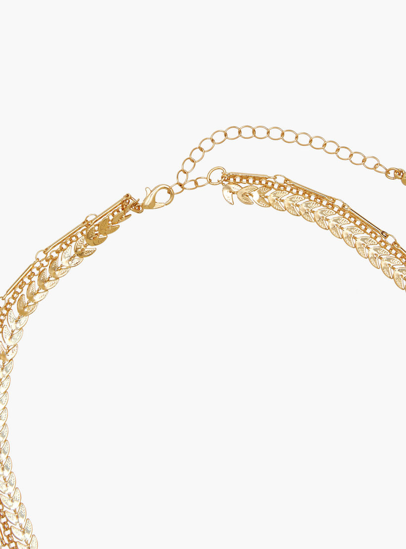 عقد معدن بدلاية ومشبك إغلاق-women-watchesandjewellery-jewellery-necklacesandpendants-image-4