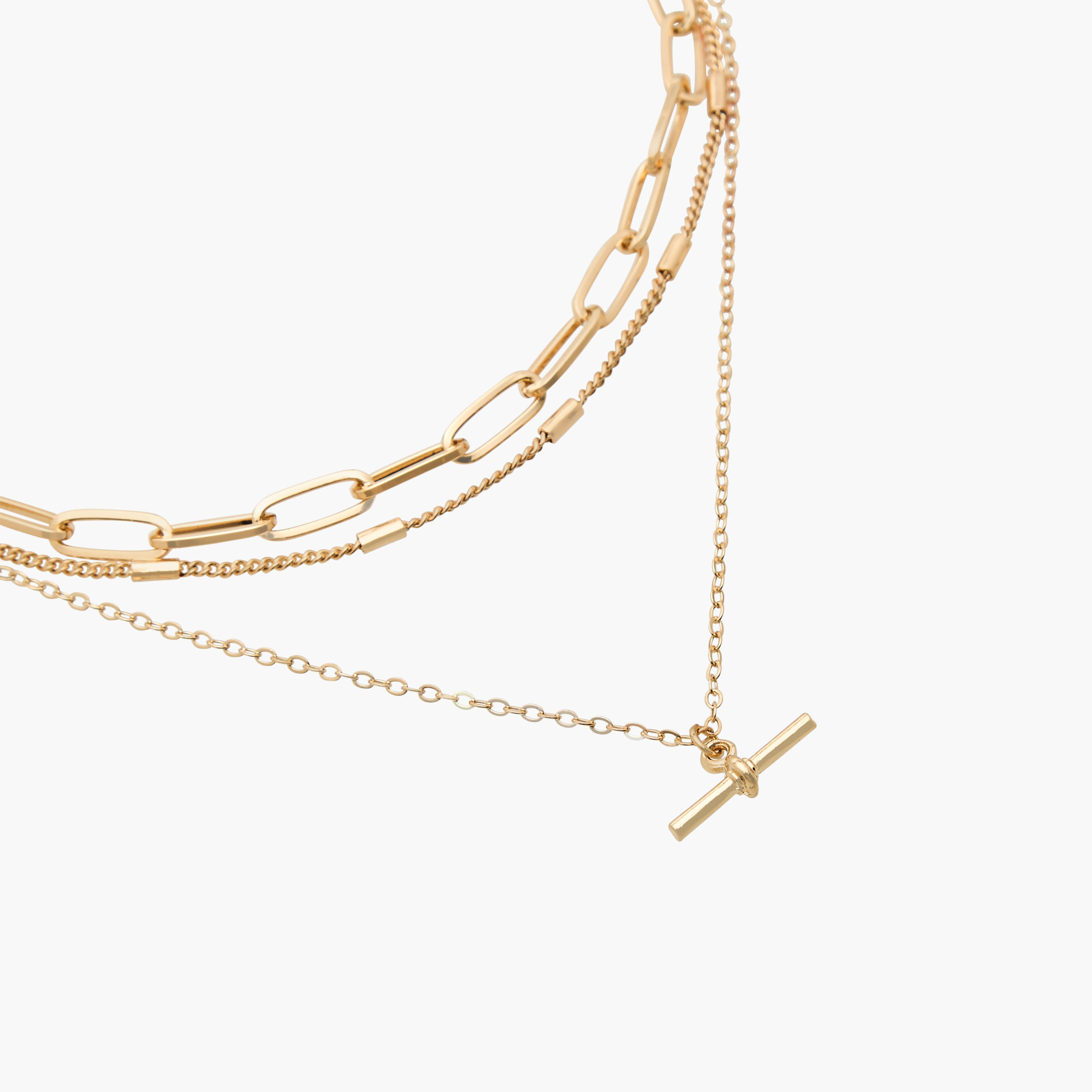 Metal Layered Pendant Necklace-women-watchesandjewellery-jewellery-necklacesandpendants-image-3