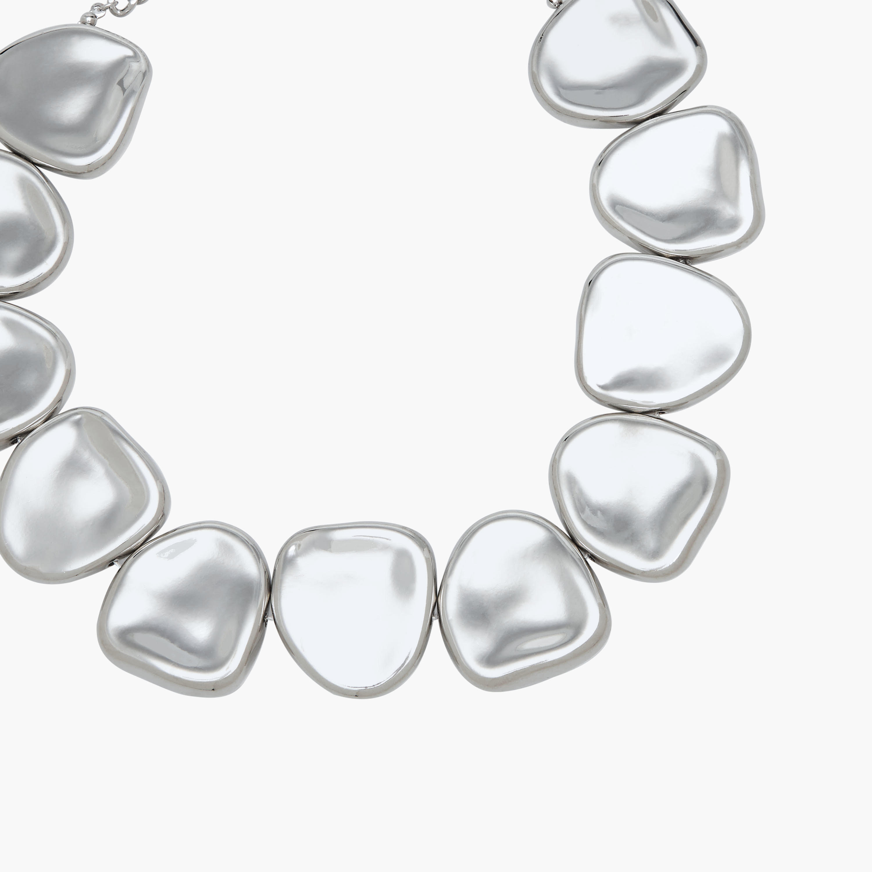 Silver Finish Necklace with Orb Design-women-watchesandjewellery-jewellery-necklacesandpendants-image-3