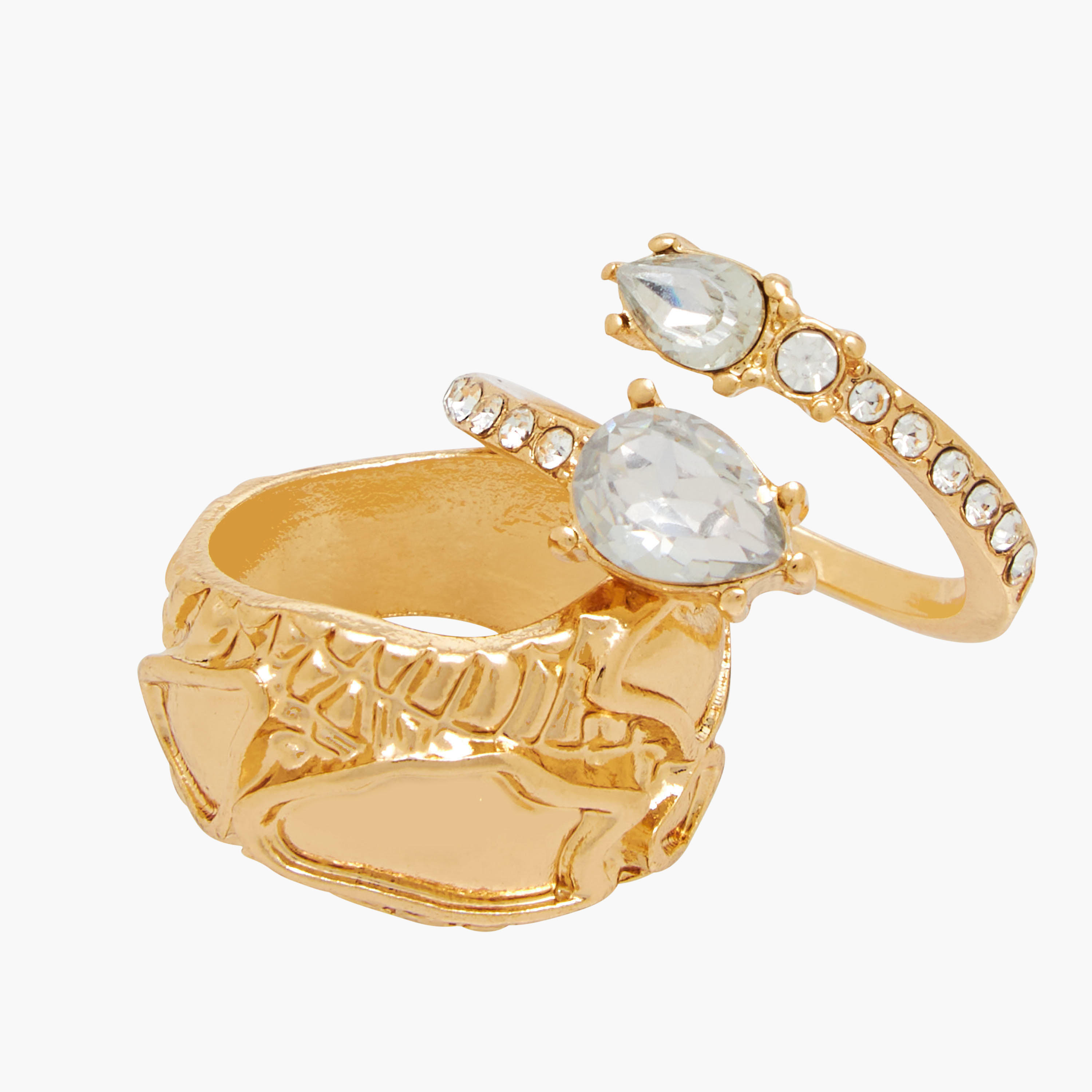 خواتم ميتاليك - طقم 3 قطع-women-watchesandjewellery-jewellery-rings-image-1