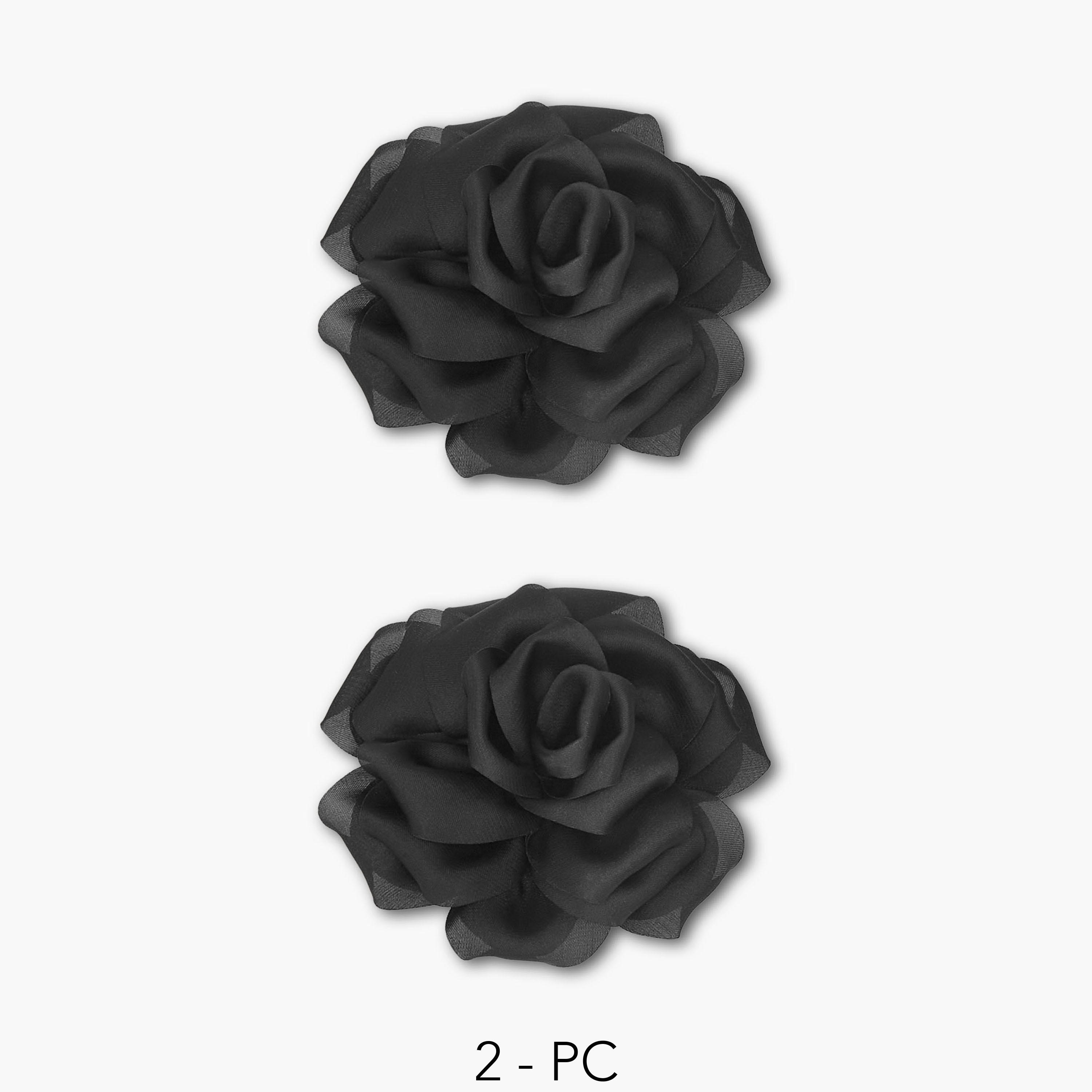 Floral Corsage Shoe Clip - Set of 2-women-clothingaccessories-novelties-image-1