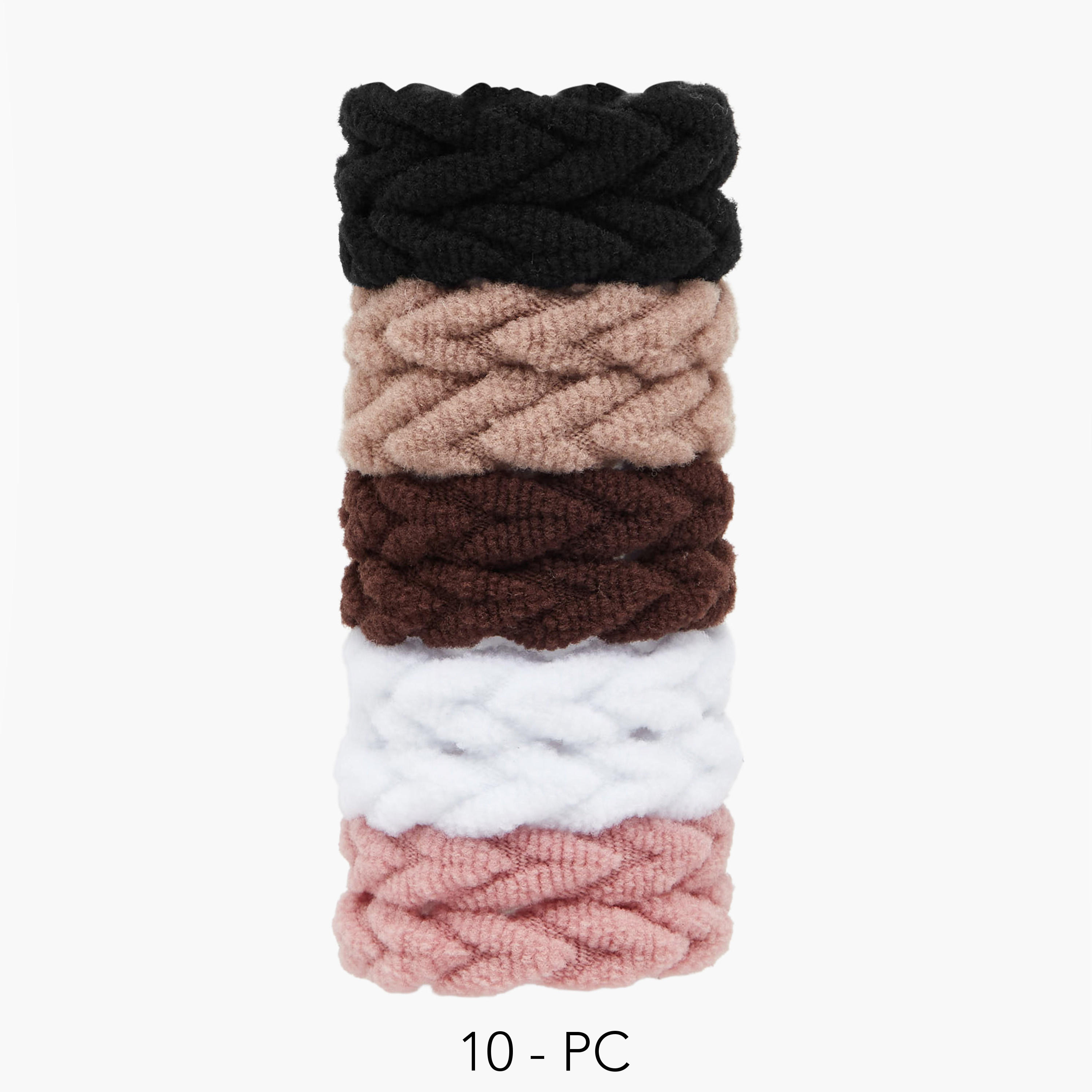 طقم ربطات شعر سكرانشي إيلاستان - عبوة من 10 قطع-women-hairaccessories-scrunchies-image-5