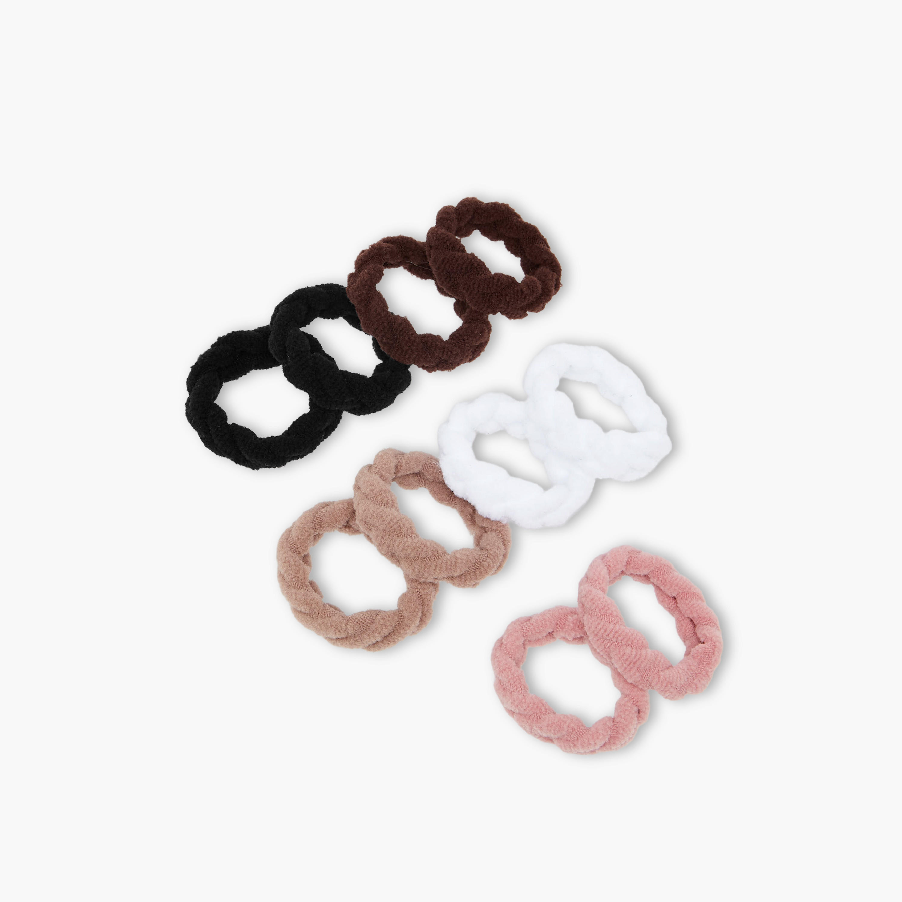 طقم ربطات شعر سكرانشي إيلاستان - عبوة من 10 قطع-women-hairaccessories-scrunchies-image-3