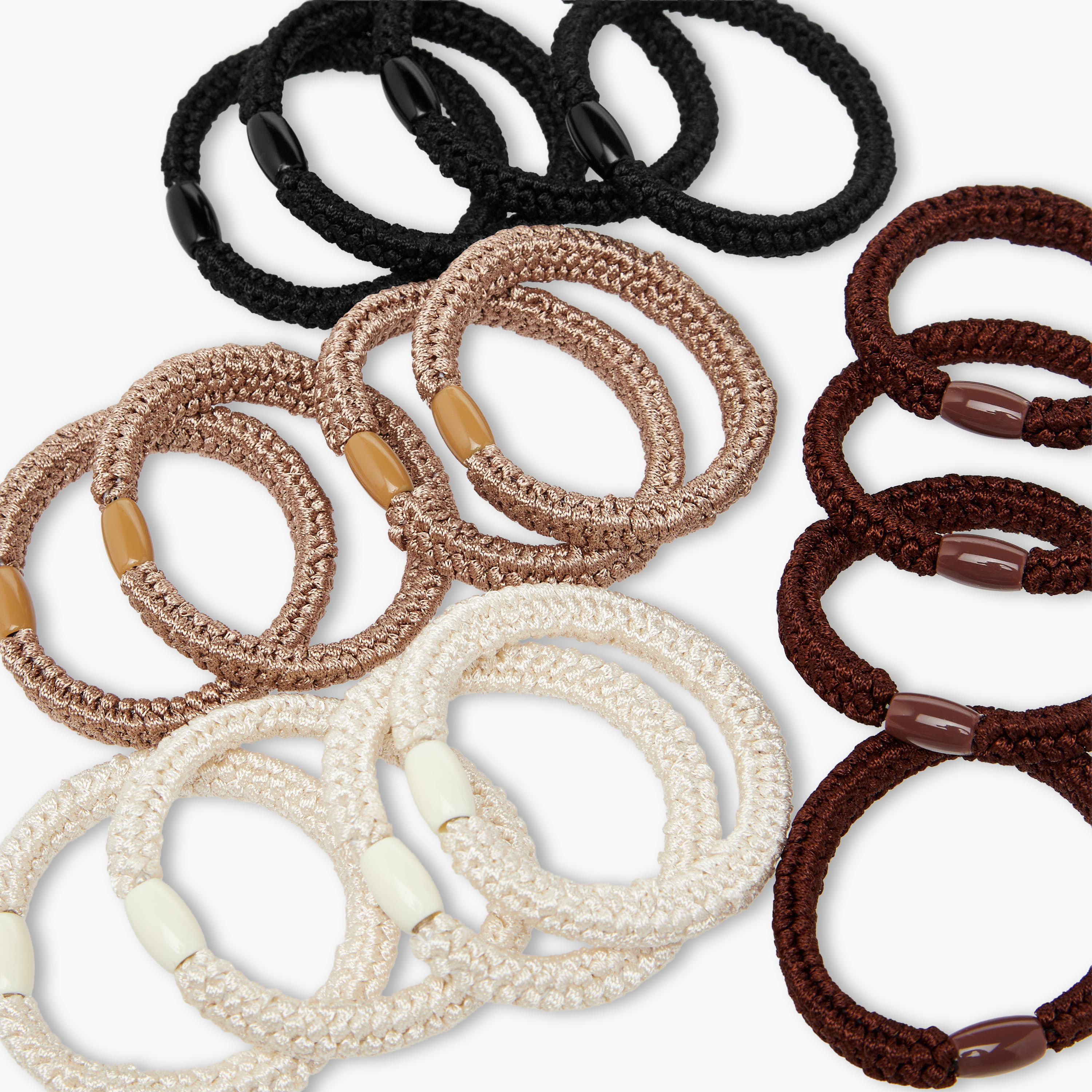 طقم ربطات شعر سكرانشي إيلاستان - عبوة من 16 قطعة-women-hairaccessories-scrunchies-image-1