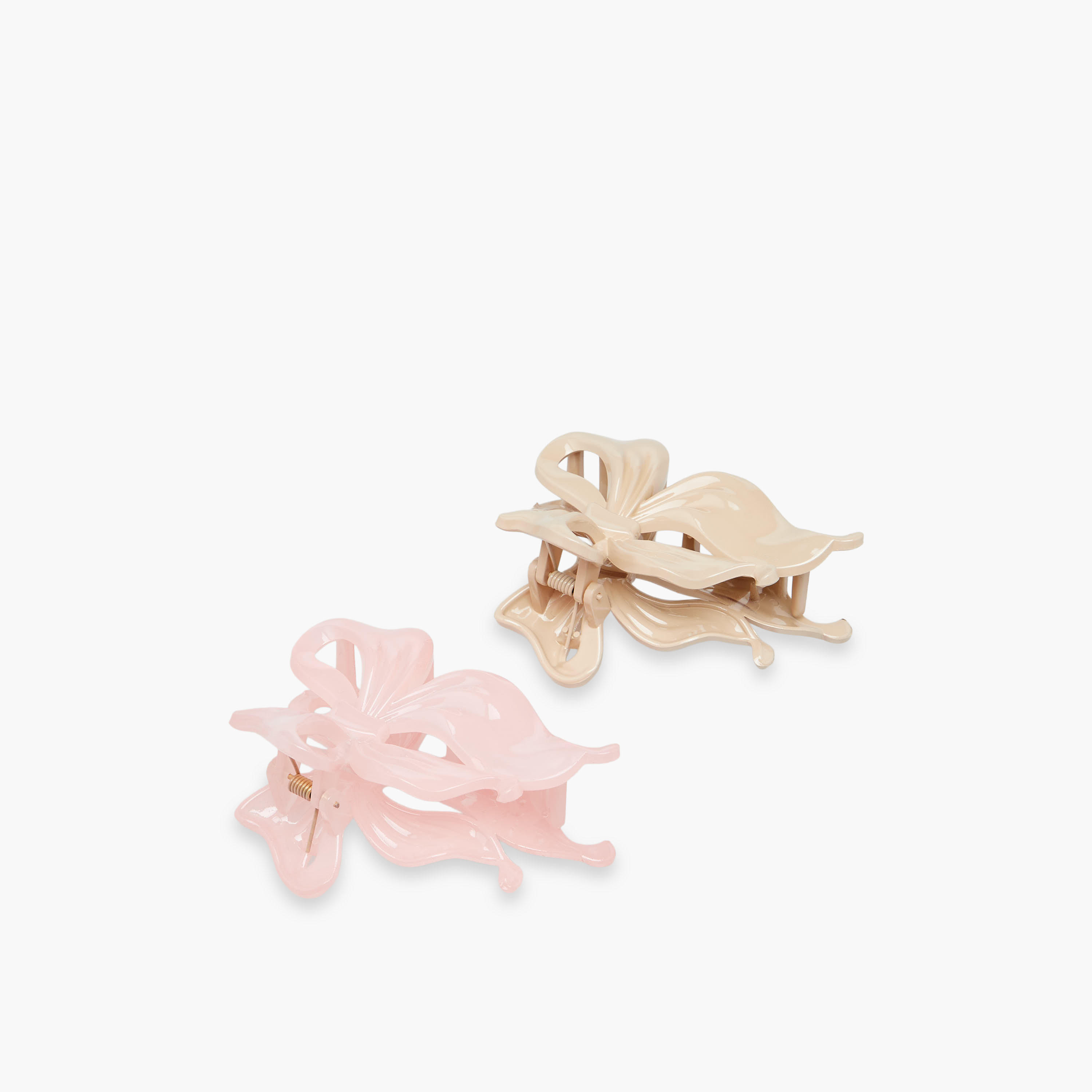 طقم مشابك شعر على شكل فيونكة – عبوة من قطعتين-women-hairaccessories-clamps-image-2