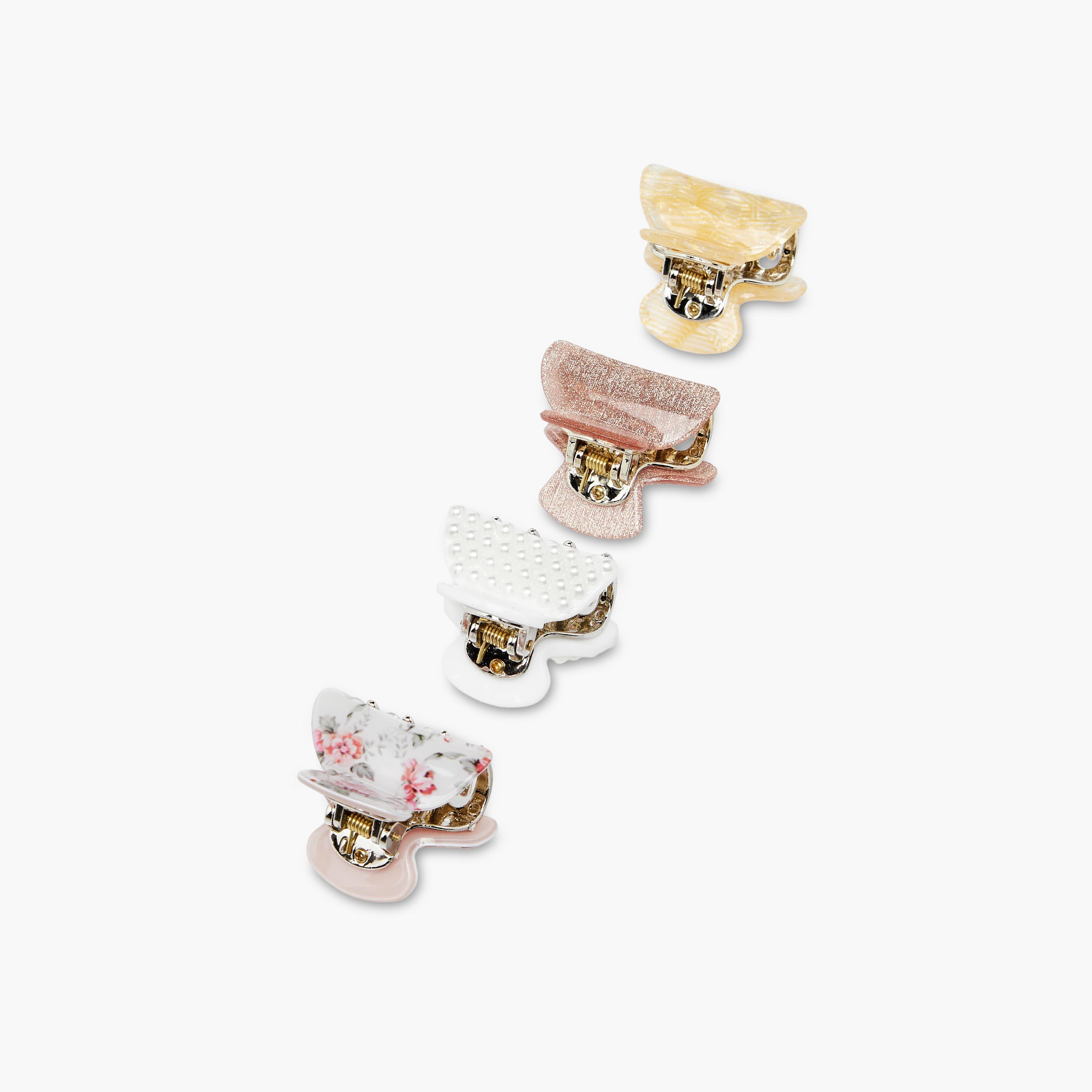 Pack of 4 Hair Clamp with Assorted Design-women-hairaccessories-clamps-image-4