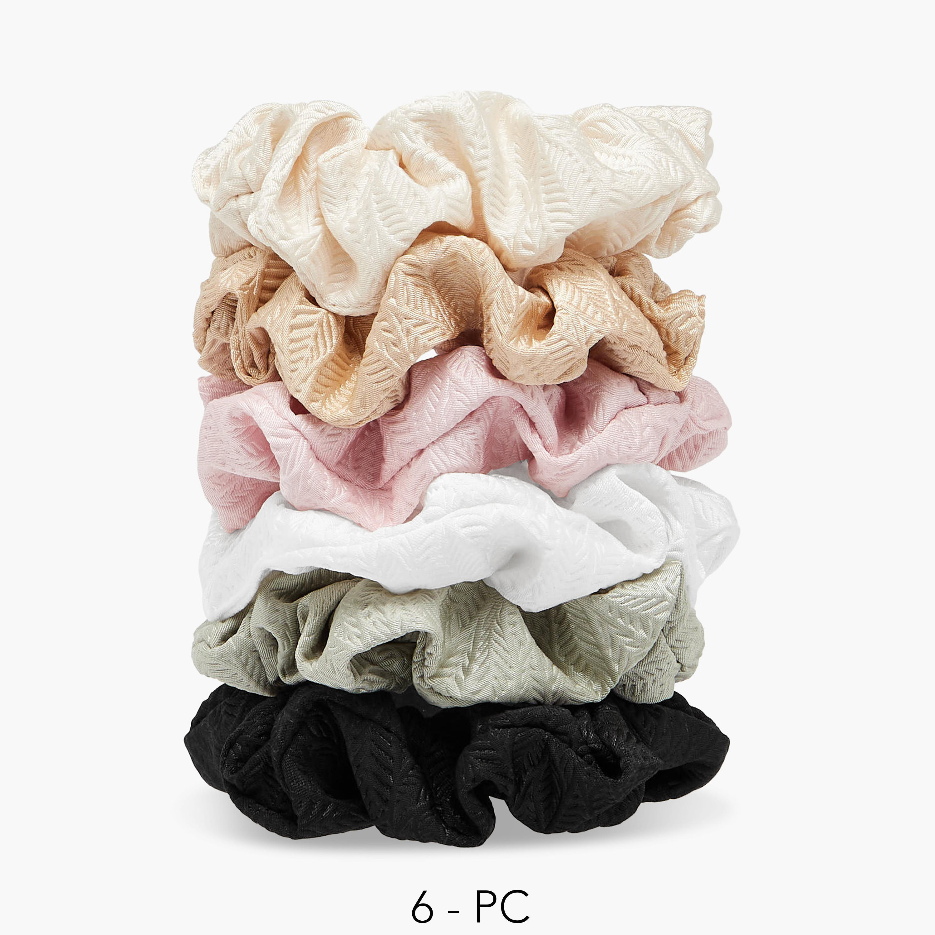 طقم ربطات شعر سكرانشي – عبوة من 6 قطع-women-hairaccessories-scrunchies-image-5