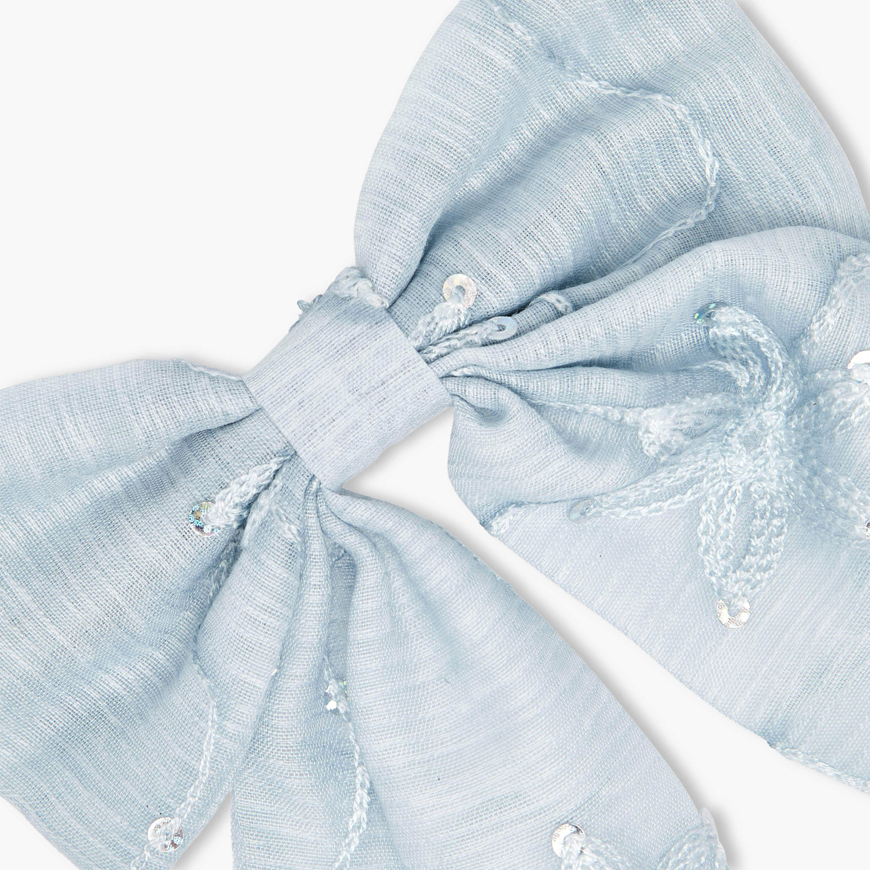 مشبك شعر بفيونكة وتطريز-women-hairaccessories-clips-image-3