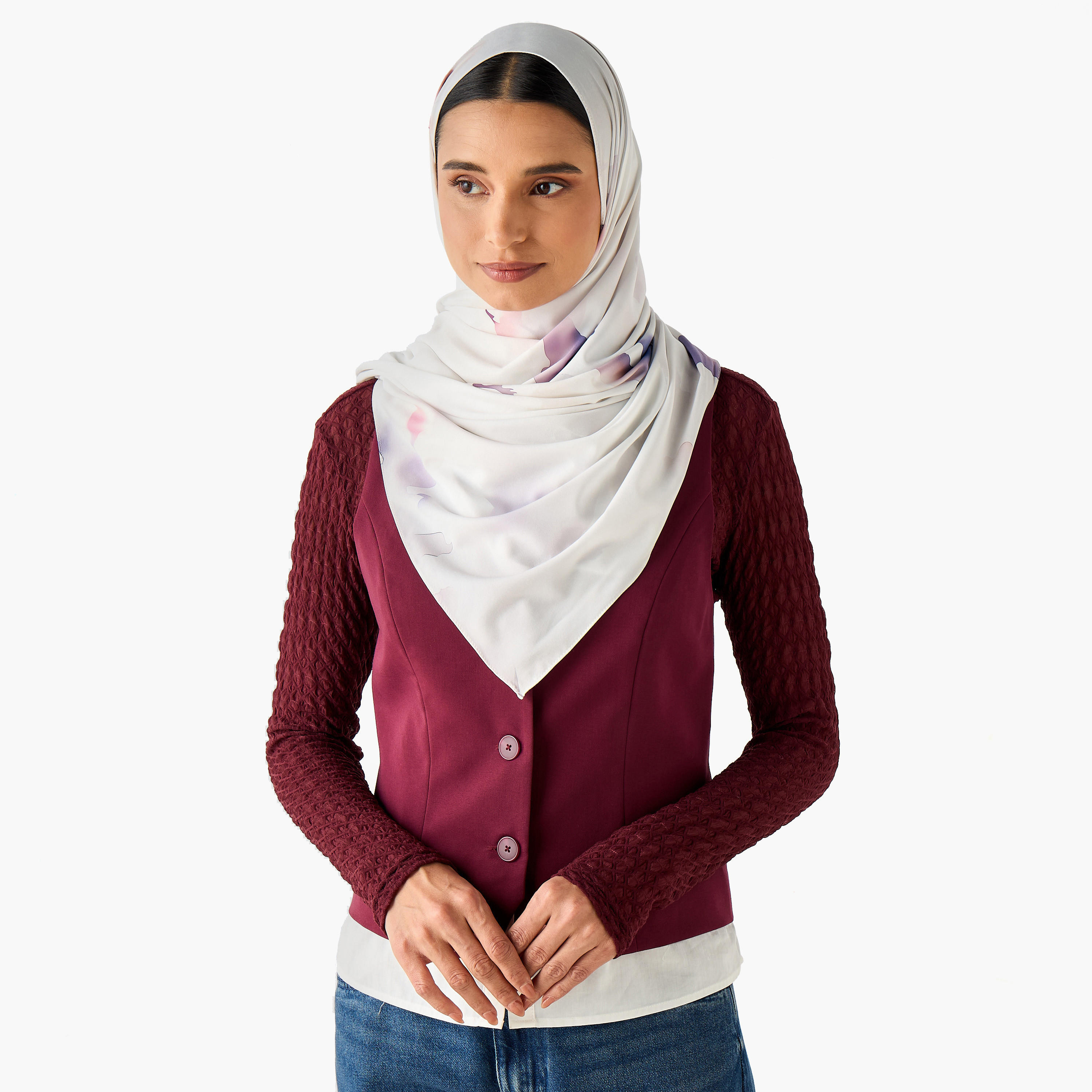 حجاب متعدد الألوان بطبعات-women-winterwear-scarves-image-4