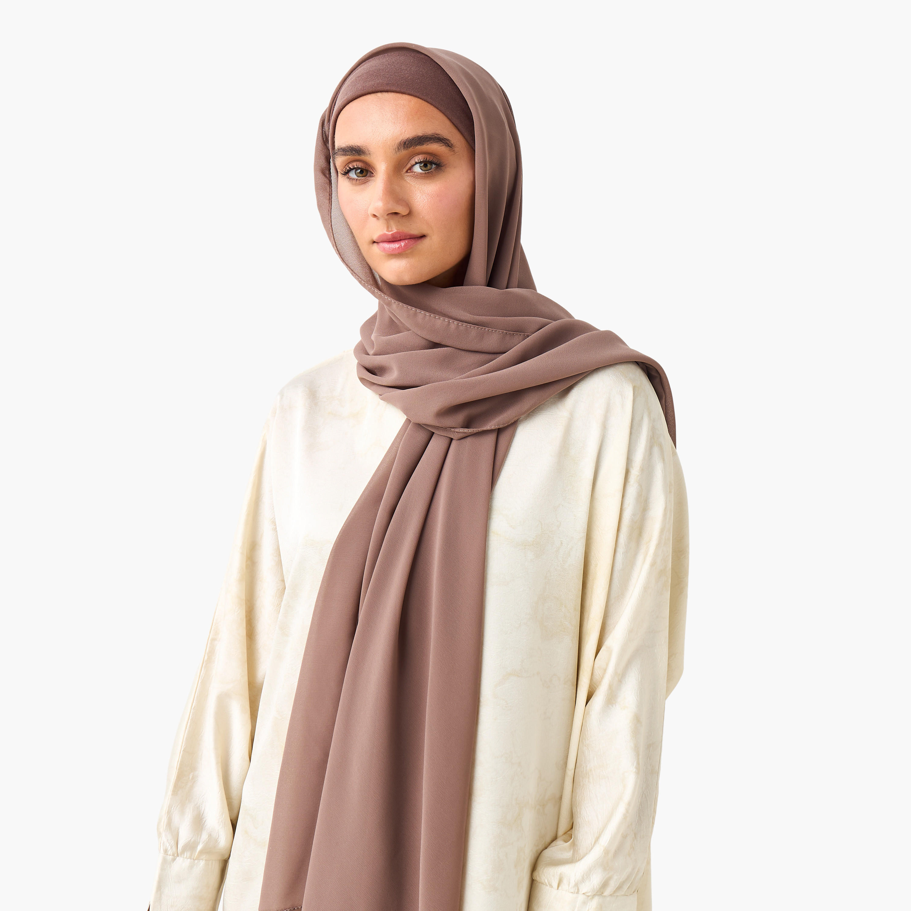 Hijab Textured Black-women-winterwear-scarves-image-3