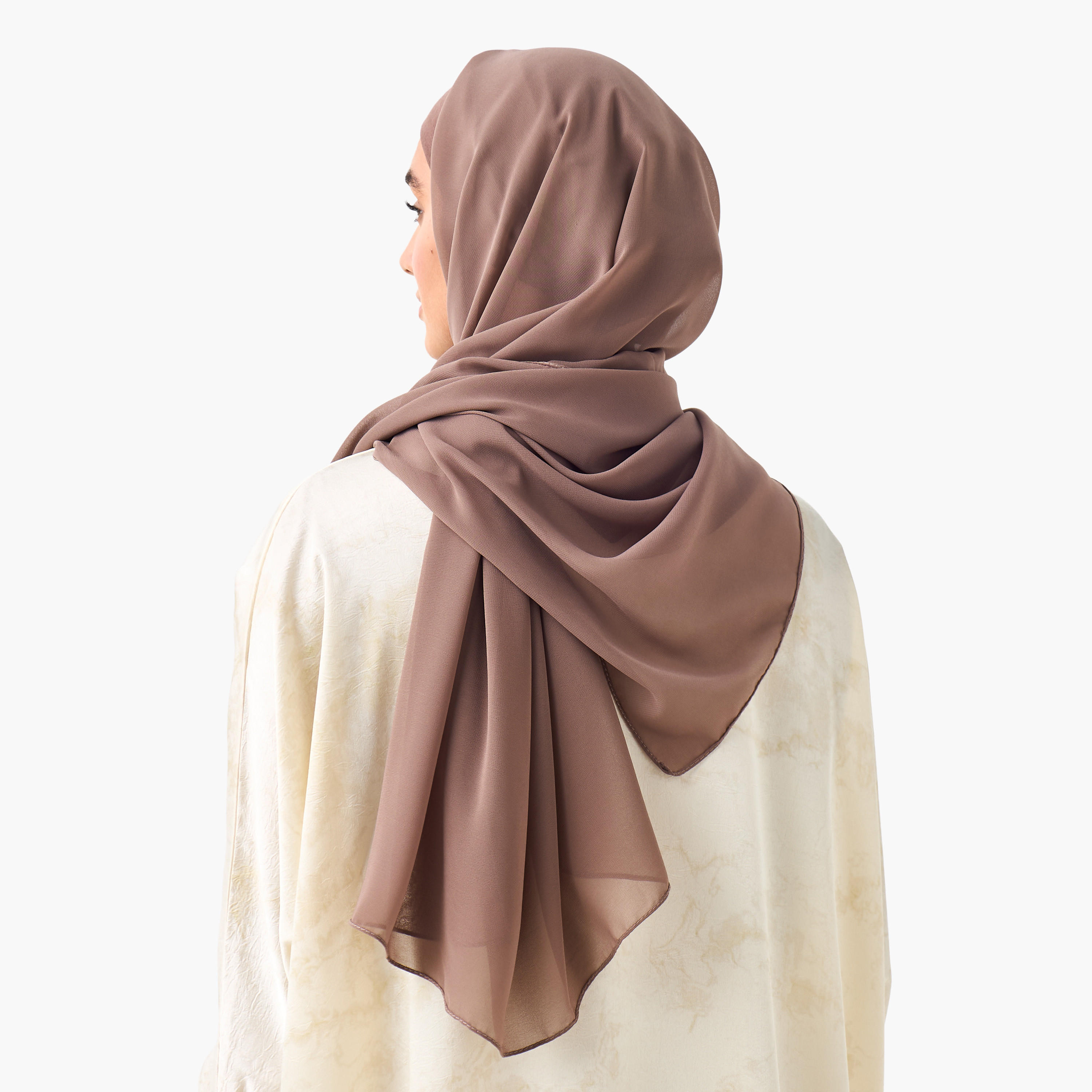 Hijab Textured Black-women-winterwear-scarves-image-4