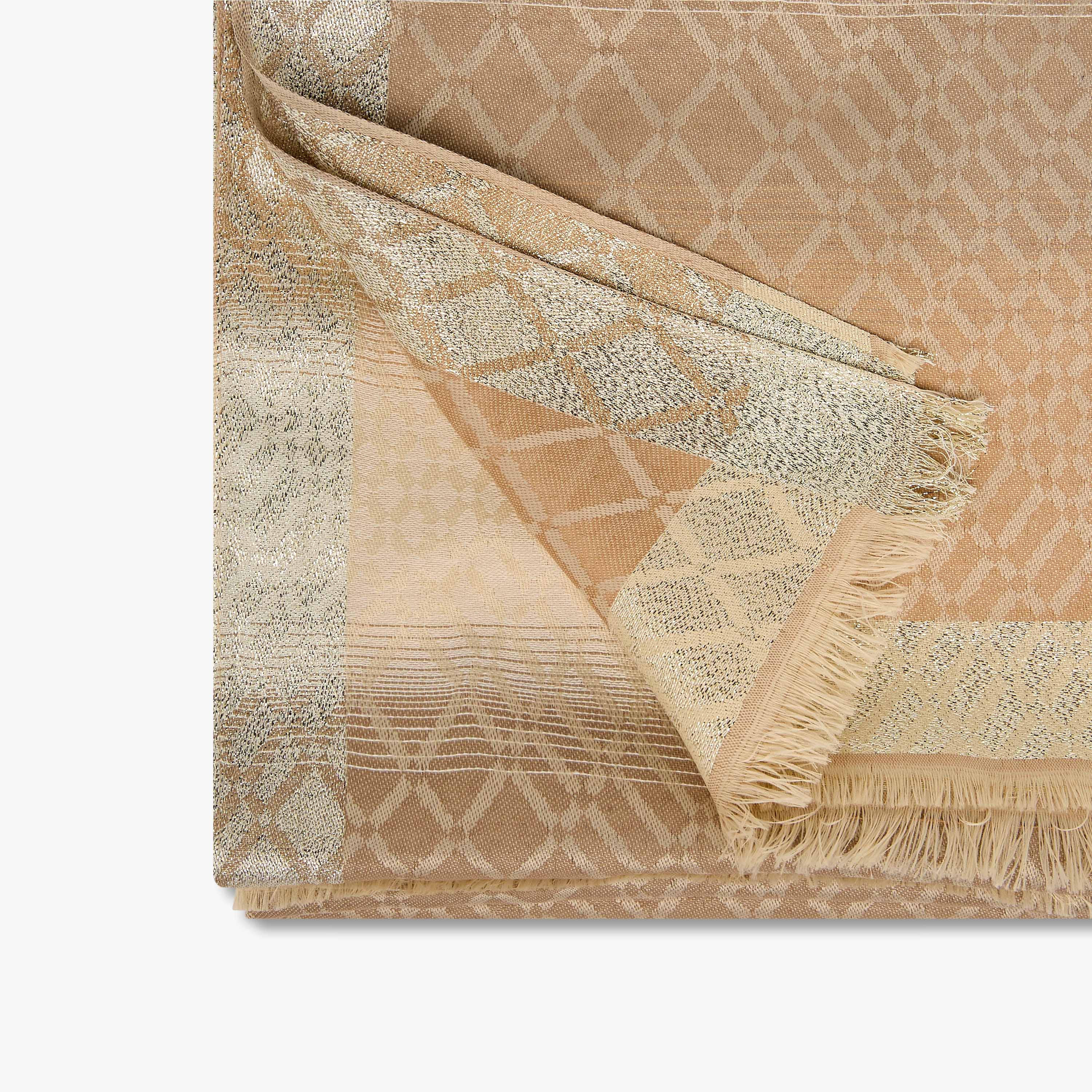 Ombre Scarf with Geometric Print-women-winterwear-scarves-image-4